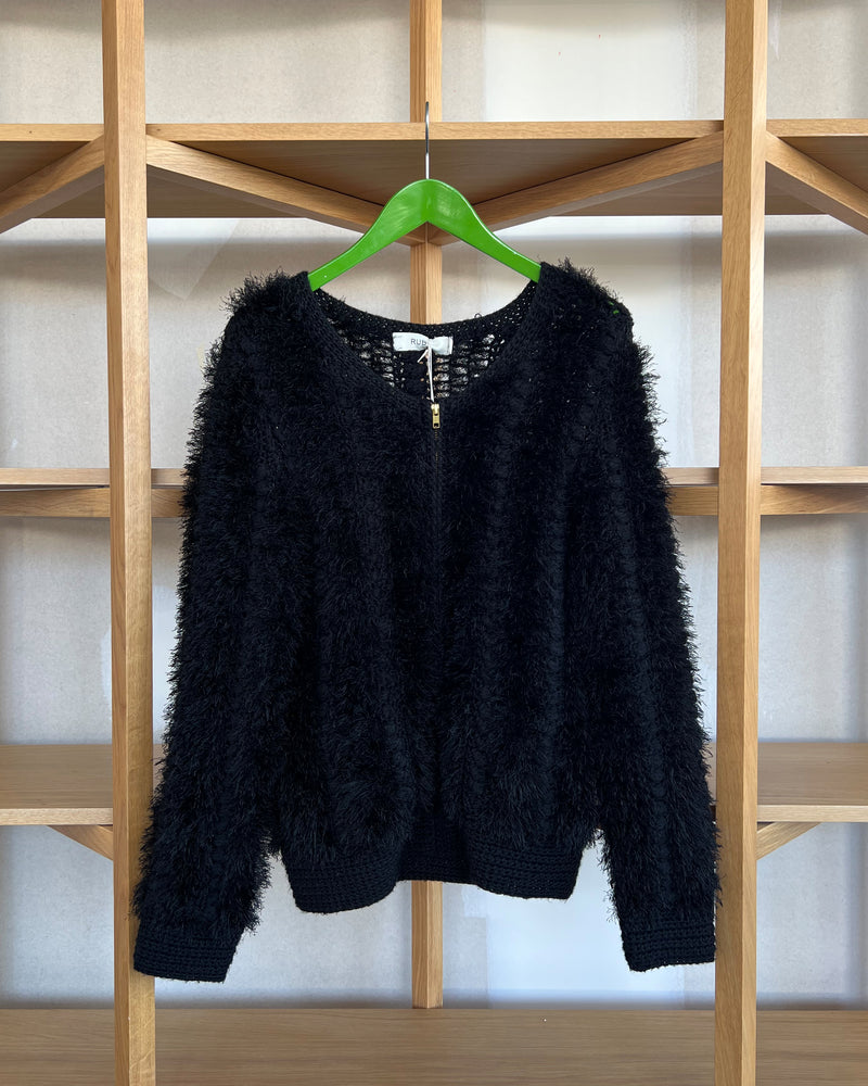 FLUFFY ZIP CARDIGAN TBF01368 | This piece is second hand and therefore may have visible signs of wear. But rest assured, our team has carefully reviewed this piece to ensure it is fully functional &...