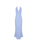 AVA LINEN HALTER DRESS BLUE MARLE