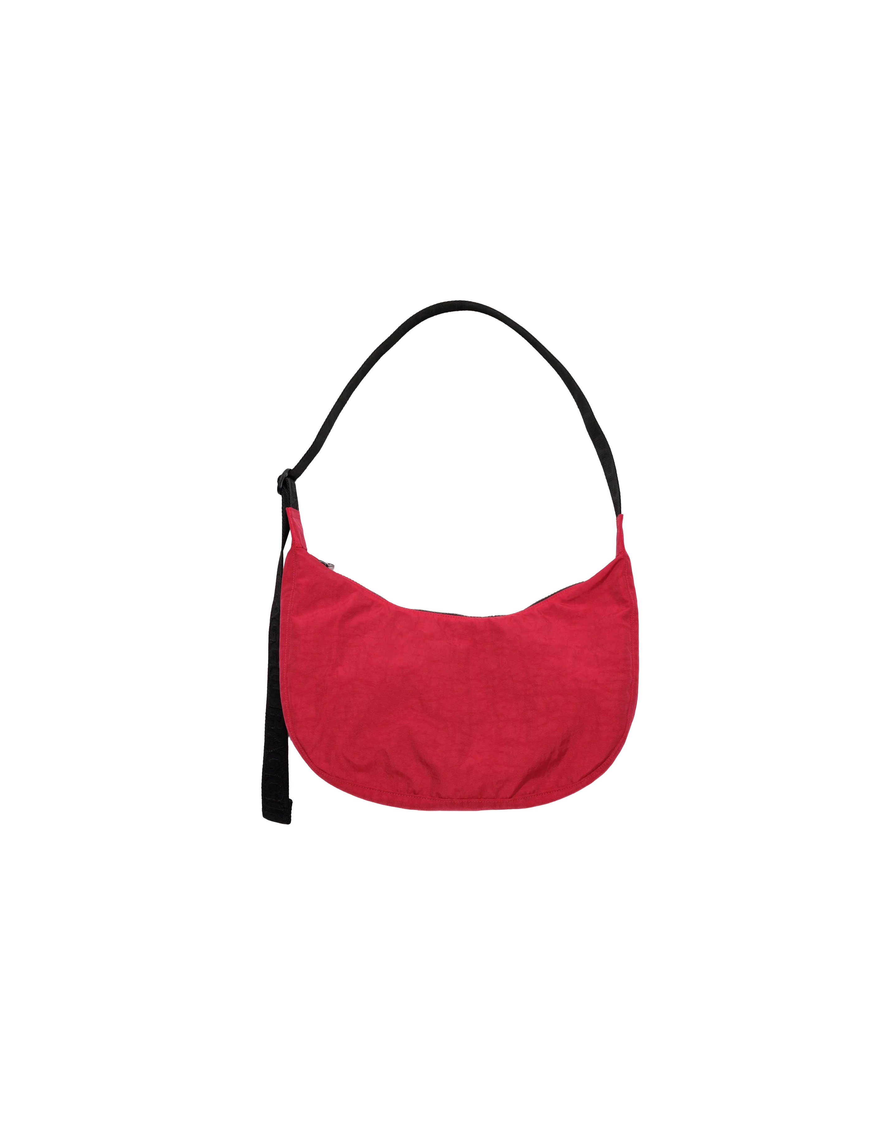 MEDIUM NYLON CRESCENT BAG CANDY APPLE RUBY