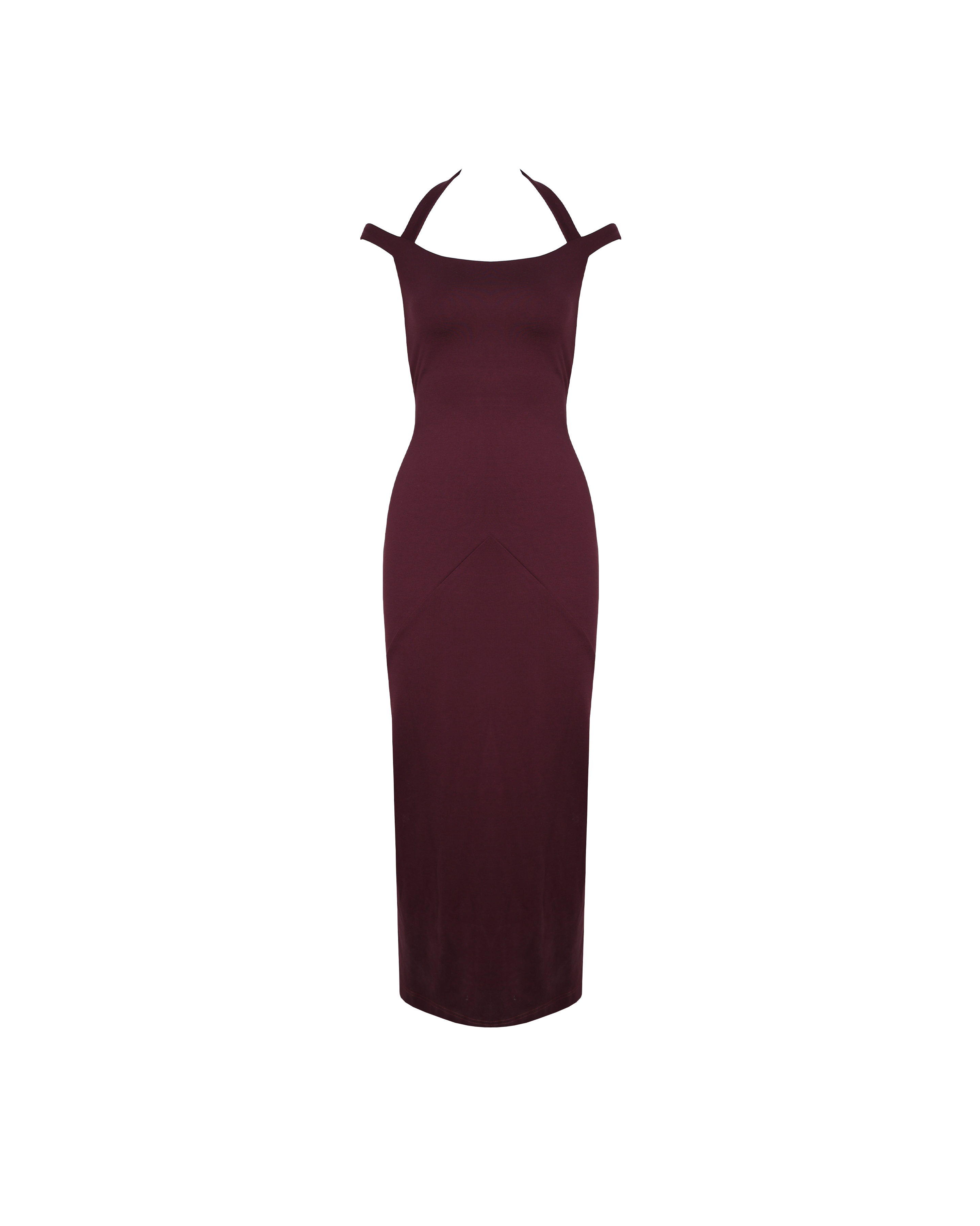 calvin klein dress burgundy Furlla Women Burgundy Long Prom Dress Romantic A Line Halter Neck Formal  Dress with Appliques Beading – Furlla Official main image 0
