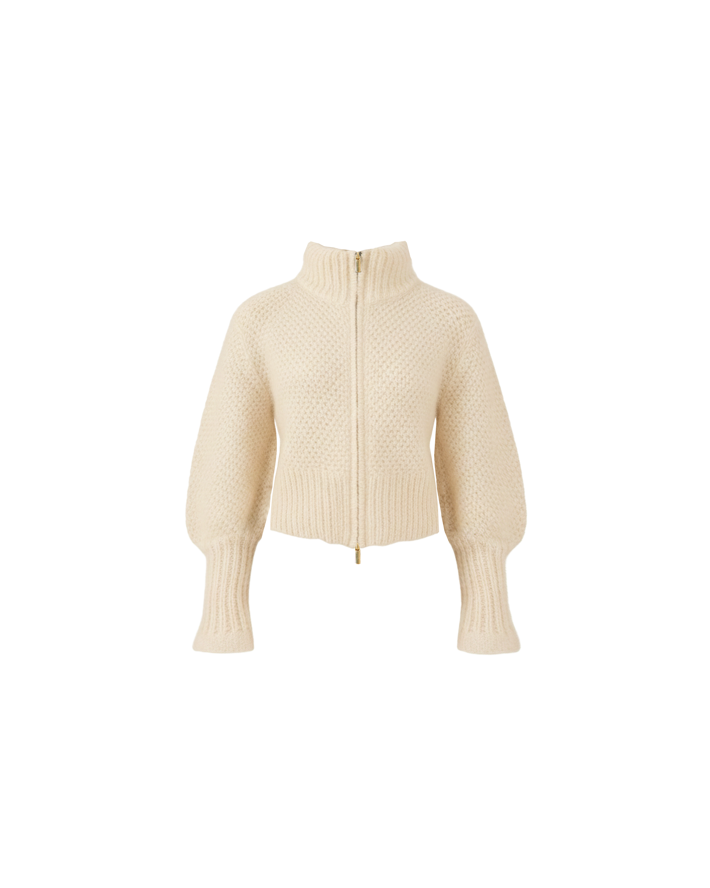 MATILDA ZIP CARDIGAN PEARL | RUBY