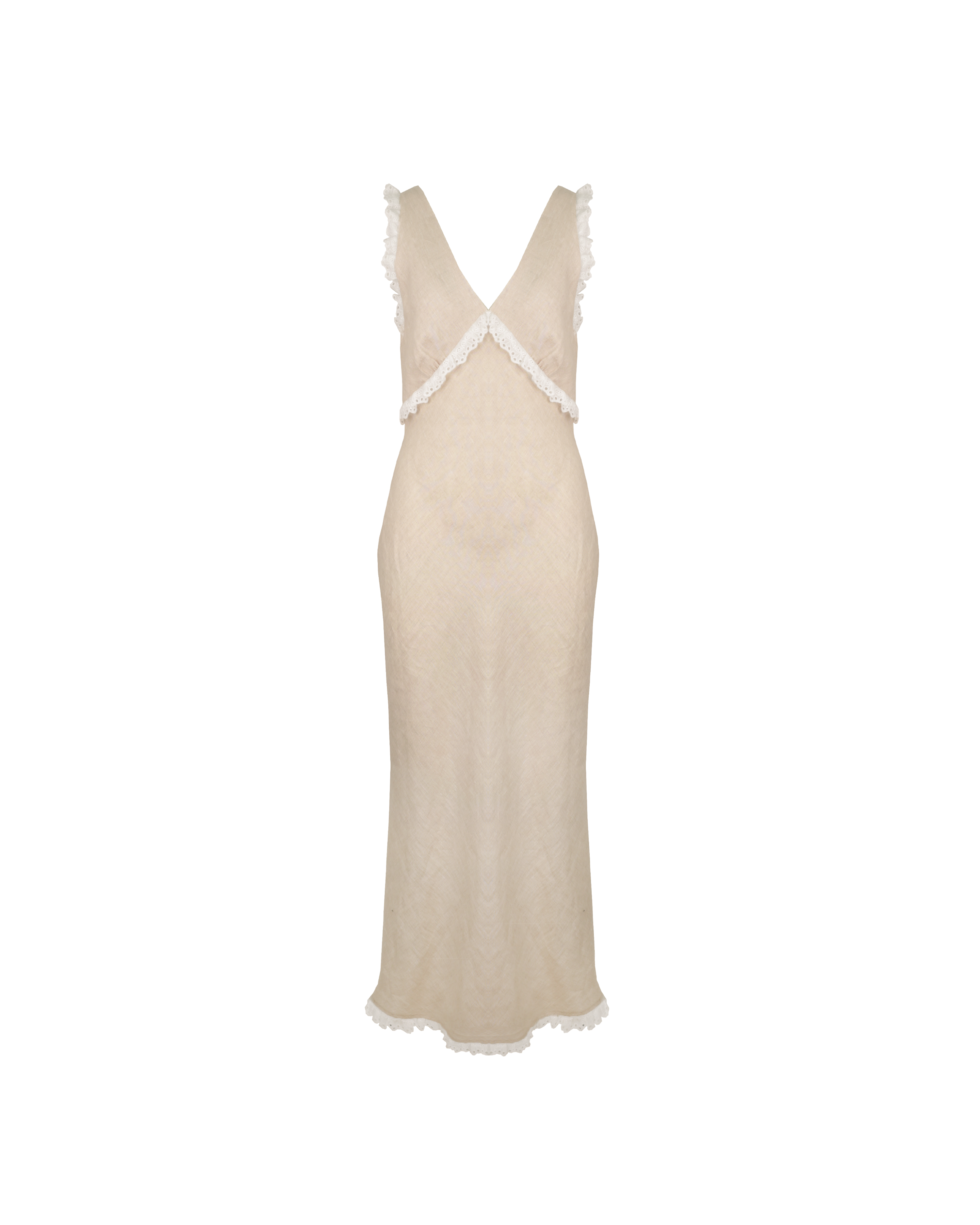ESME LINEN SLIP DRESS NATURAL