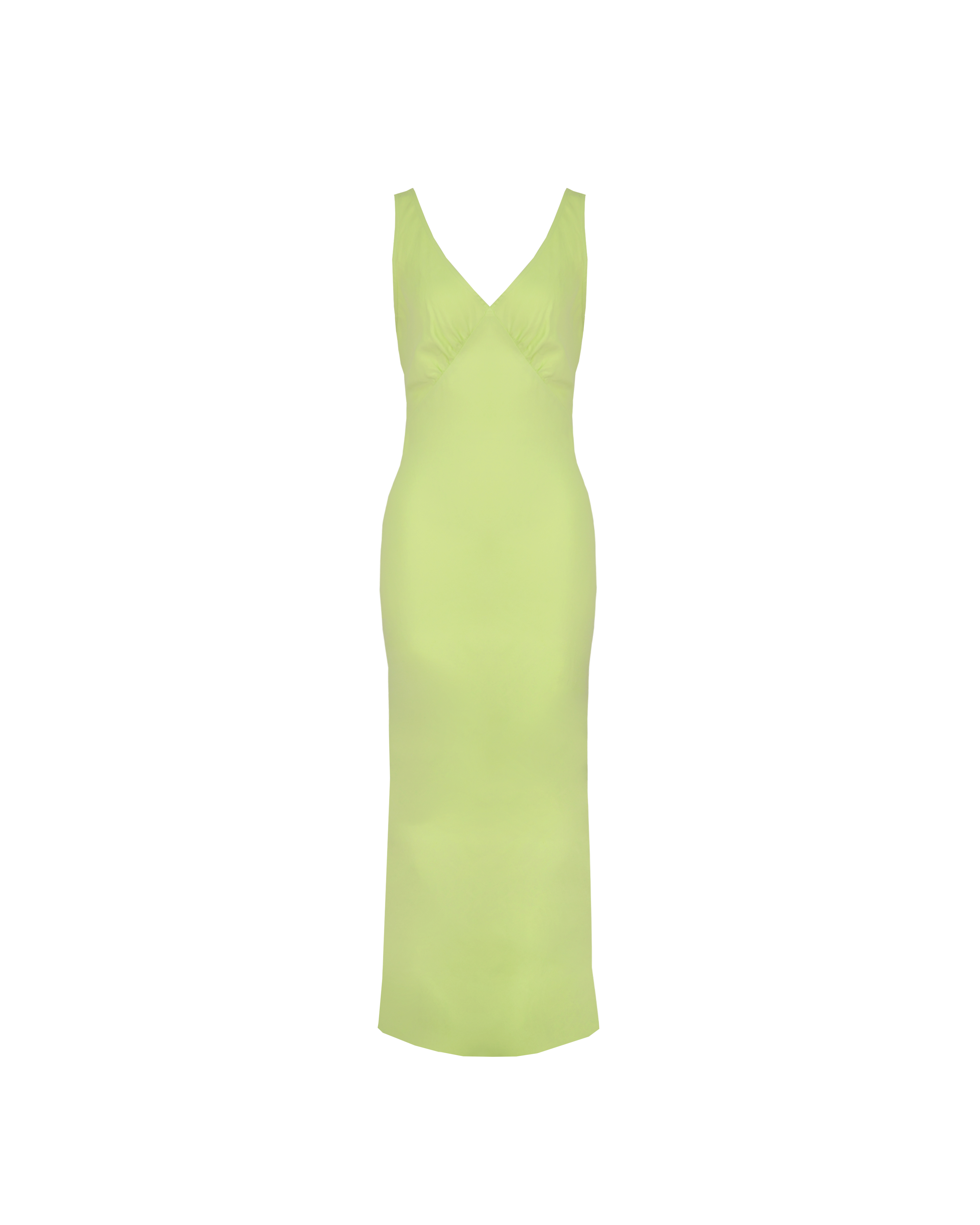 slim fit dress slacks Lime Green Slip Dress – Deep Thee main image 1