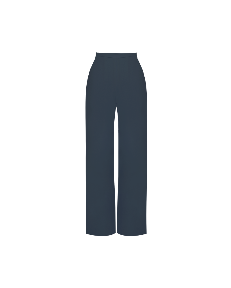 FIREBIRD PANT MIDNIGHT | Classic high waisted pant with a straight leg silhouette in a midnight colour way. An effortless and versatile piece perfect for work and beyond.