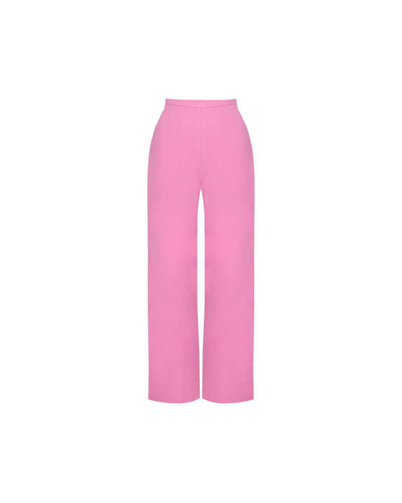 FIREBIRD PANT PETITE BARBIE | Classic highwaisted pant with a straight leg silhouette, in a petite length. An effortless and versatile piece perfect for work and beyond. This updated version has no pockets.