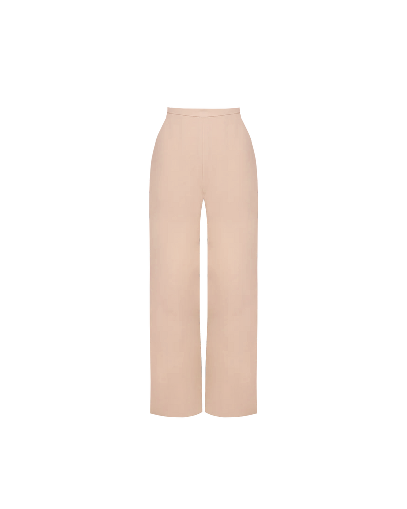 FIREBIRD PANT PETITE WOODSMOKE | Classic high waisted pant with a straight leg silhouette in a new woodsmoke colour. An effortless and versatile piece perfect for work and beyond.