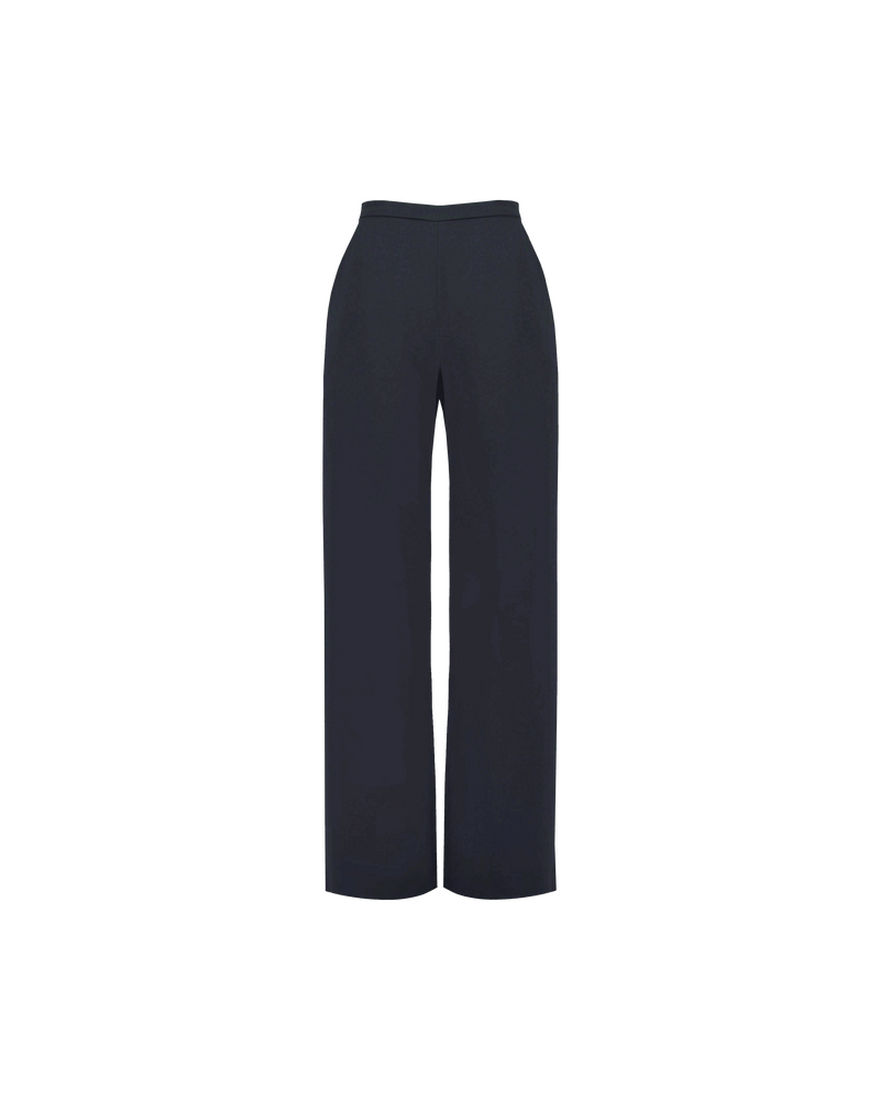 FIREBIRD PANT COAL | Classic high-waisted pant with a straight leg silhouette in a new coal colourway. An effortless and versatile piece perfect for work and beyond.