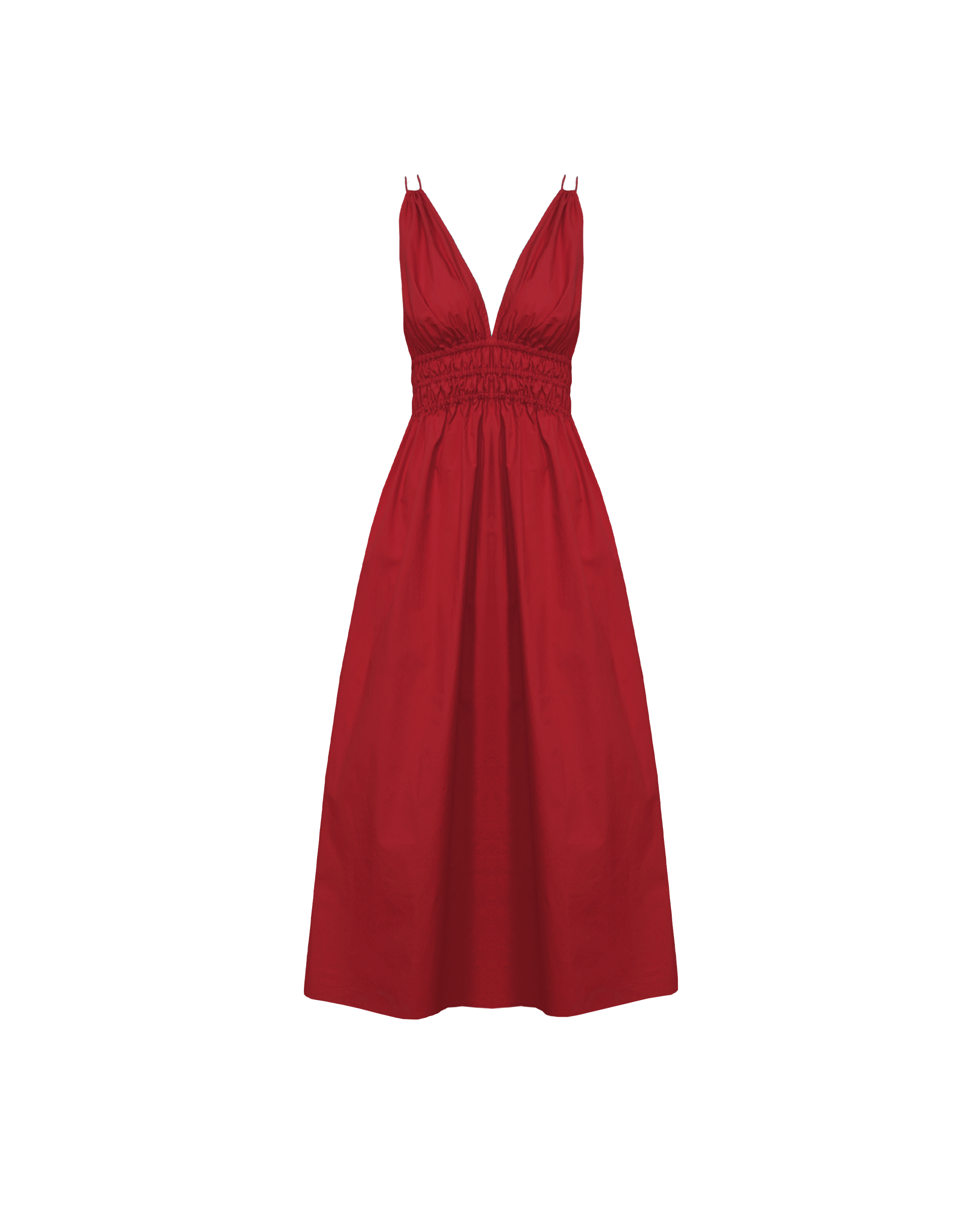 HERO MAXI DRESS GARNET | RUBY