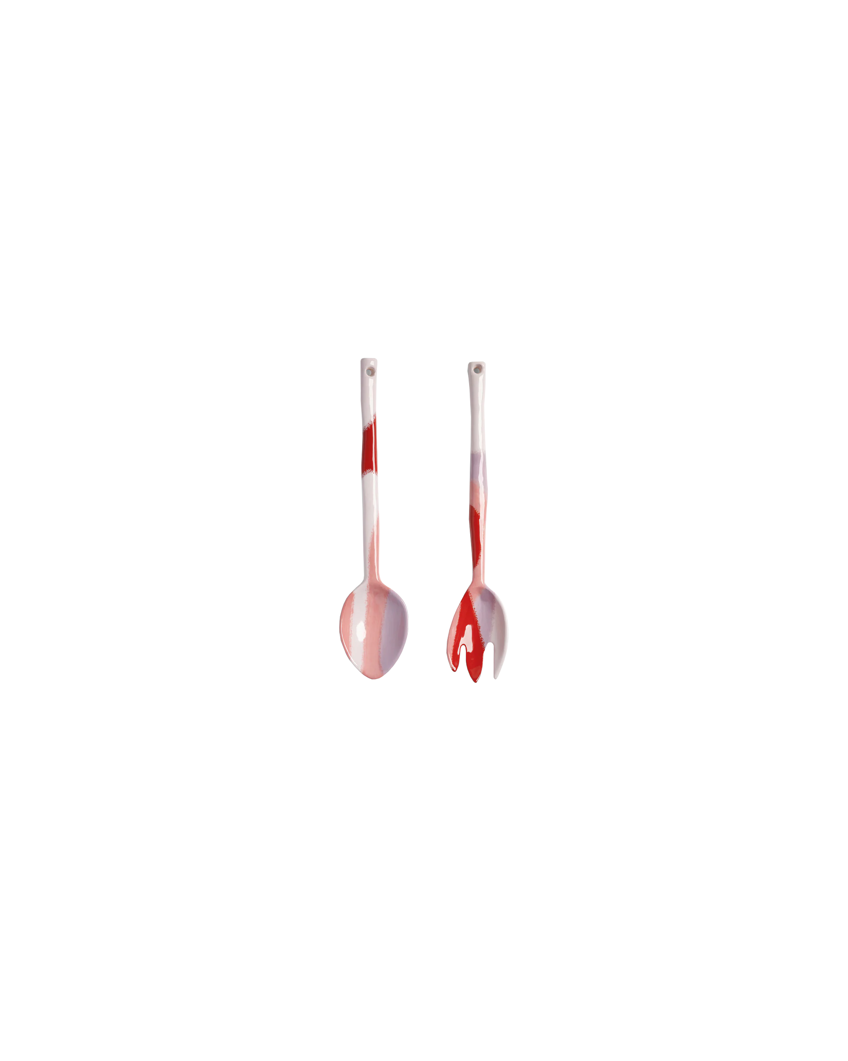 Wasco Salad Server Set Pink 