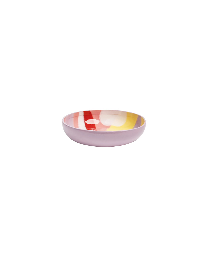 WASCO SALAD BOWL PINK | Bring colour to your table setting with this porcelain salad bowl, designed in a pink e abstract print.