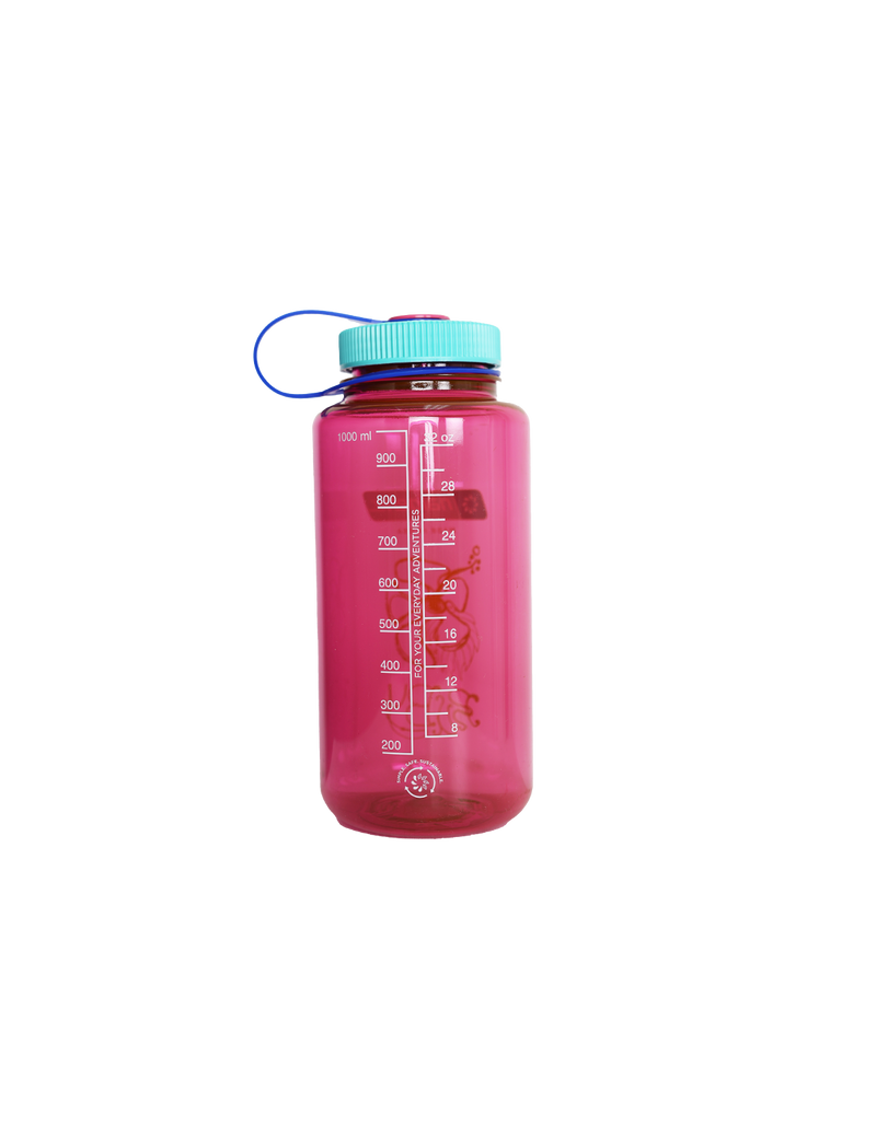 RUBY DRINK BOTTLE PINK | Our very own custom Nalgene drink bottle with a resort design to keep you hydrated over summer.