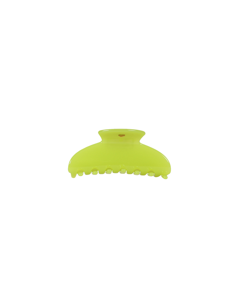 PALOMA HAIR CLAW LIME | Lime hair claw, this is a staple accessory for summer - perfect for beach hair. Holds half a head of hair and is comfortable enough to wear from morning to night.