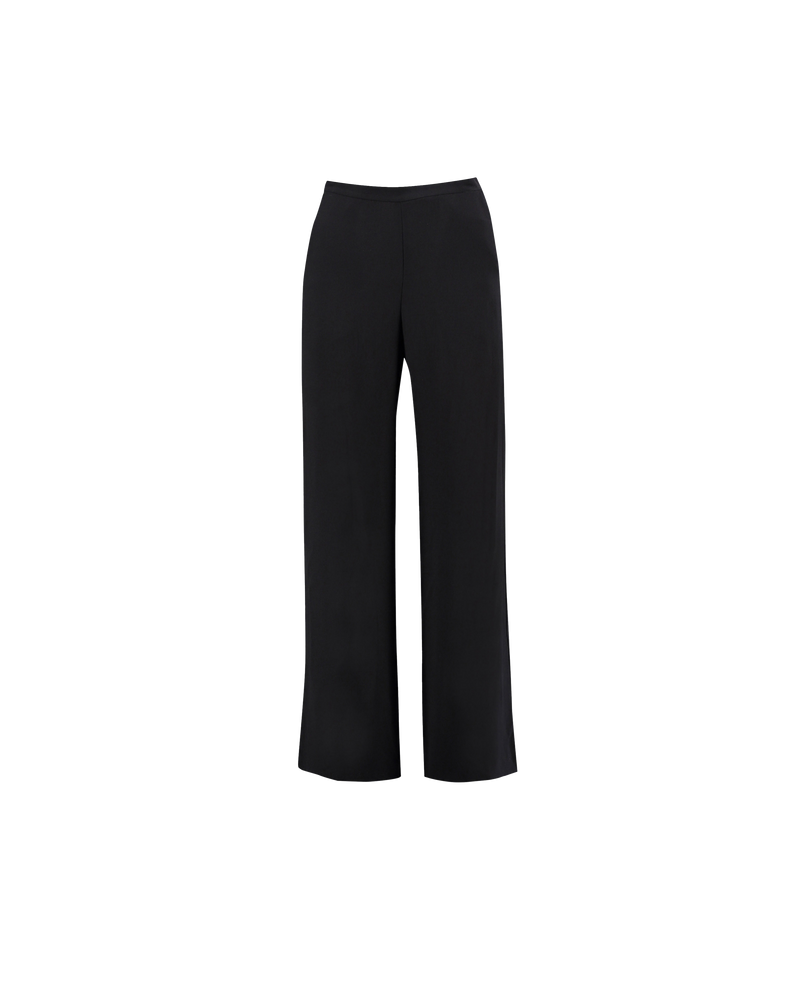 FIREBIRD PANT PETITE BLACK | Classic highwaisted pant with a straight leg silhouette, in a petite length. An effortless and versatile piece perfect for work and beyond.