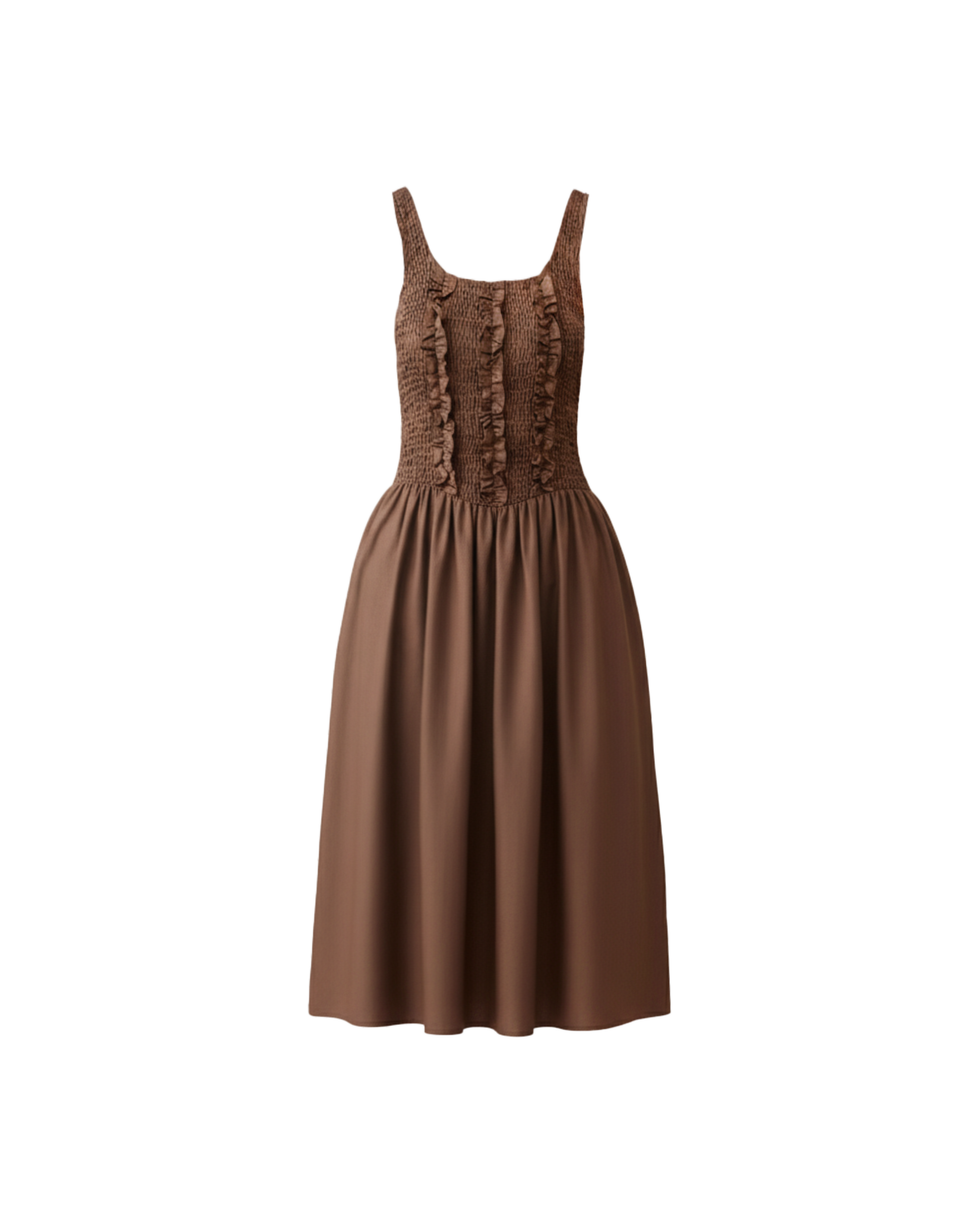 RIBBON MIDI DRESS DONKEY | RUBY