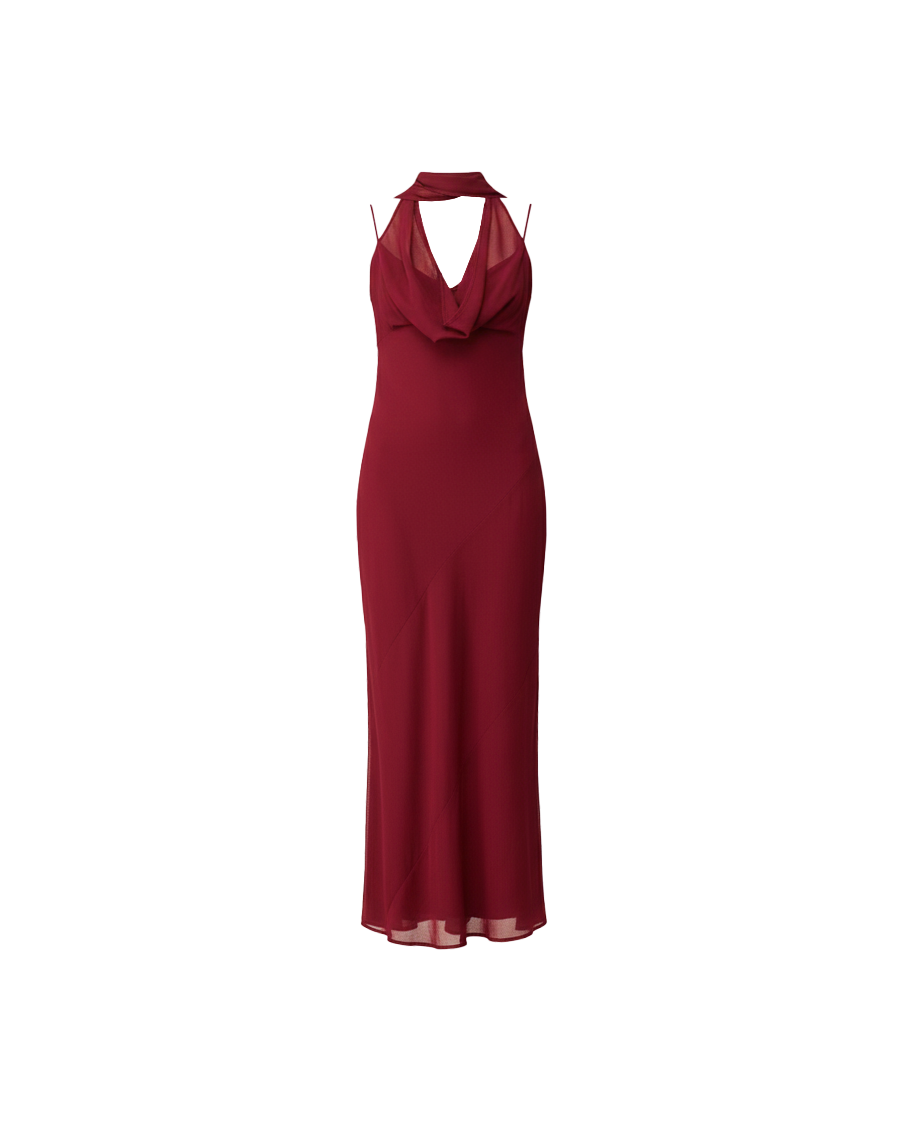 fitted lace wedding dress Holly Red Crystallized Corset High Slit Satin Gown