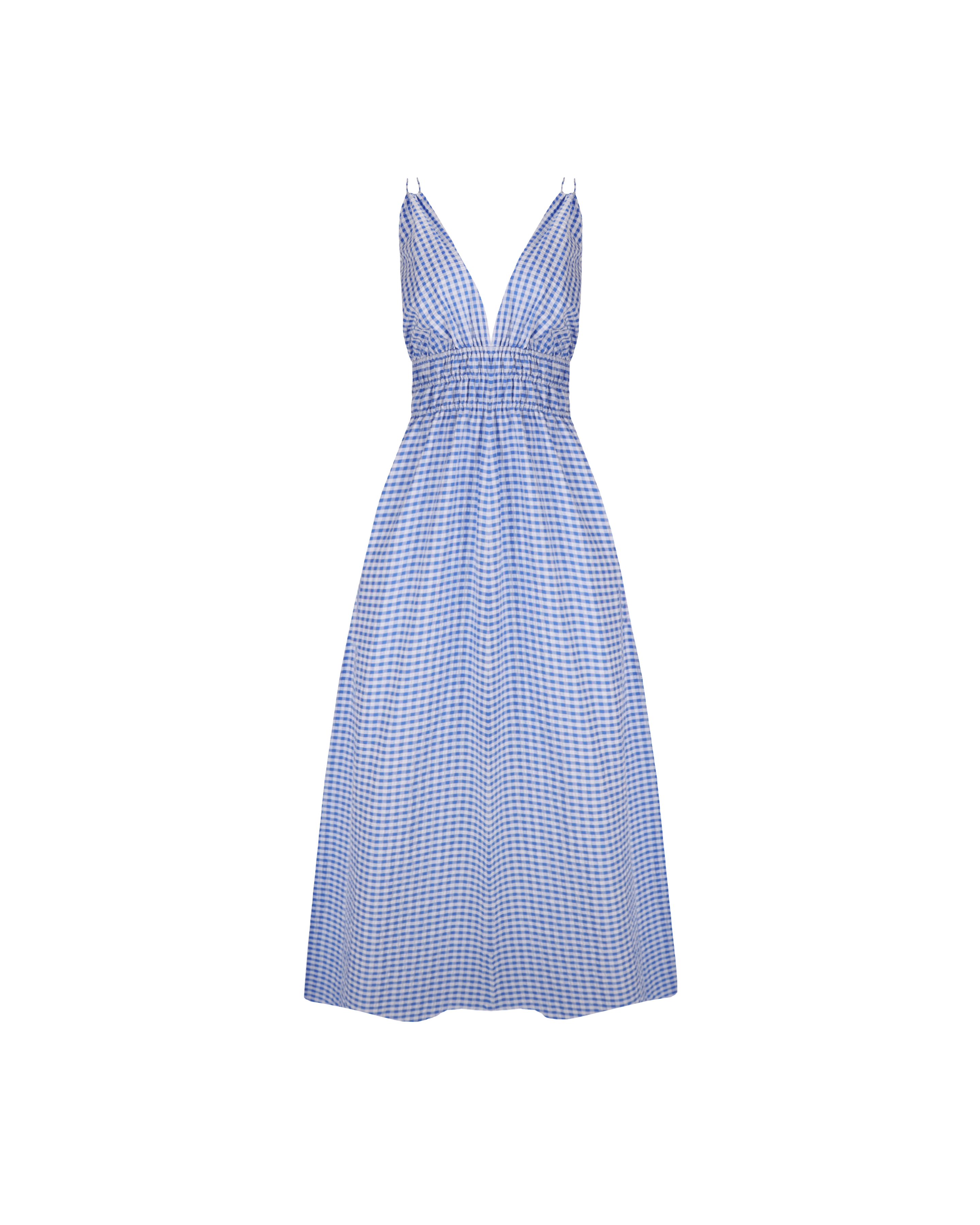 HERO MAXI DRESS BLUE GINGHAM | RUBY HERO MAXI DRESS BLUE GINGHAM | RUBY