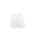 CLOVER DENIM SHORT WHITE