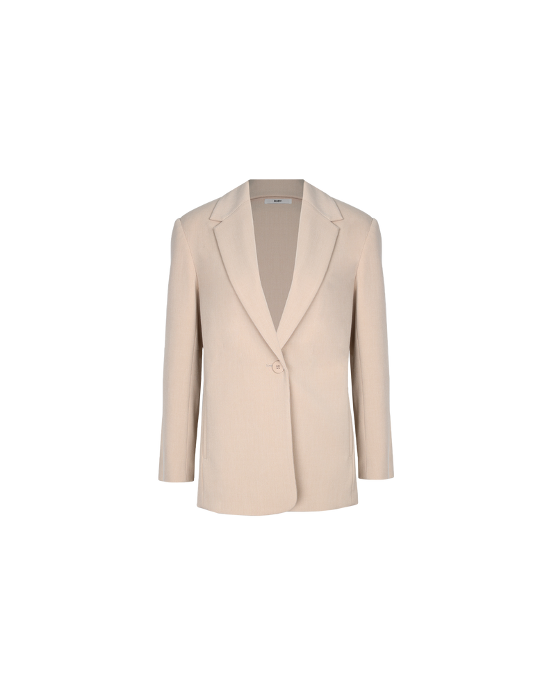 RUE BLAZER CAMEL | 
Single breasted slouchy style blazer designed in a luxe camel shade. This blazer is an everyday wardrobe staple.