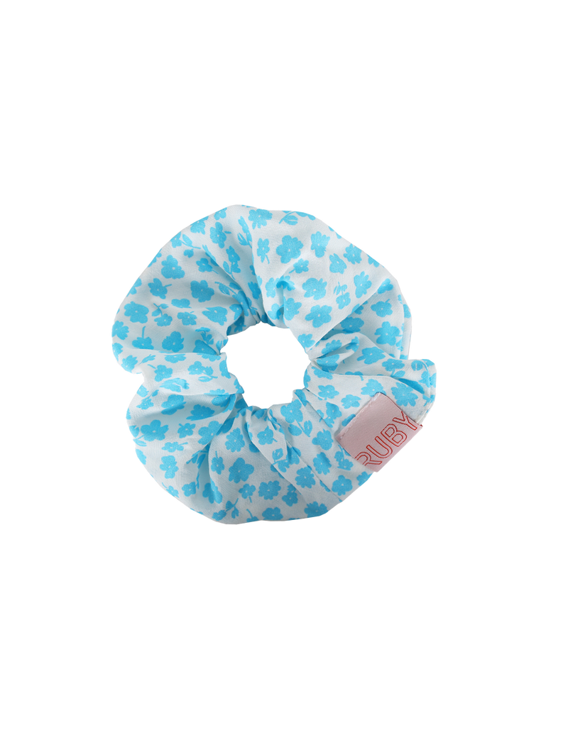 SABRINA SCRUNCHIE DITSY FLORAL | Small scrunchie made from the offcuts of our Spring 22 collection.