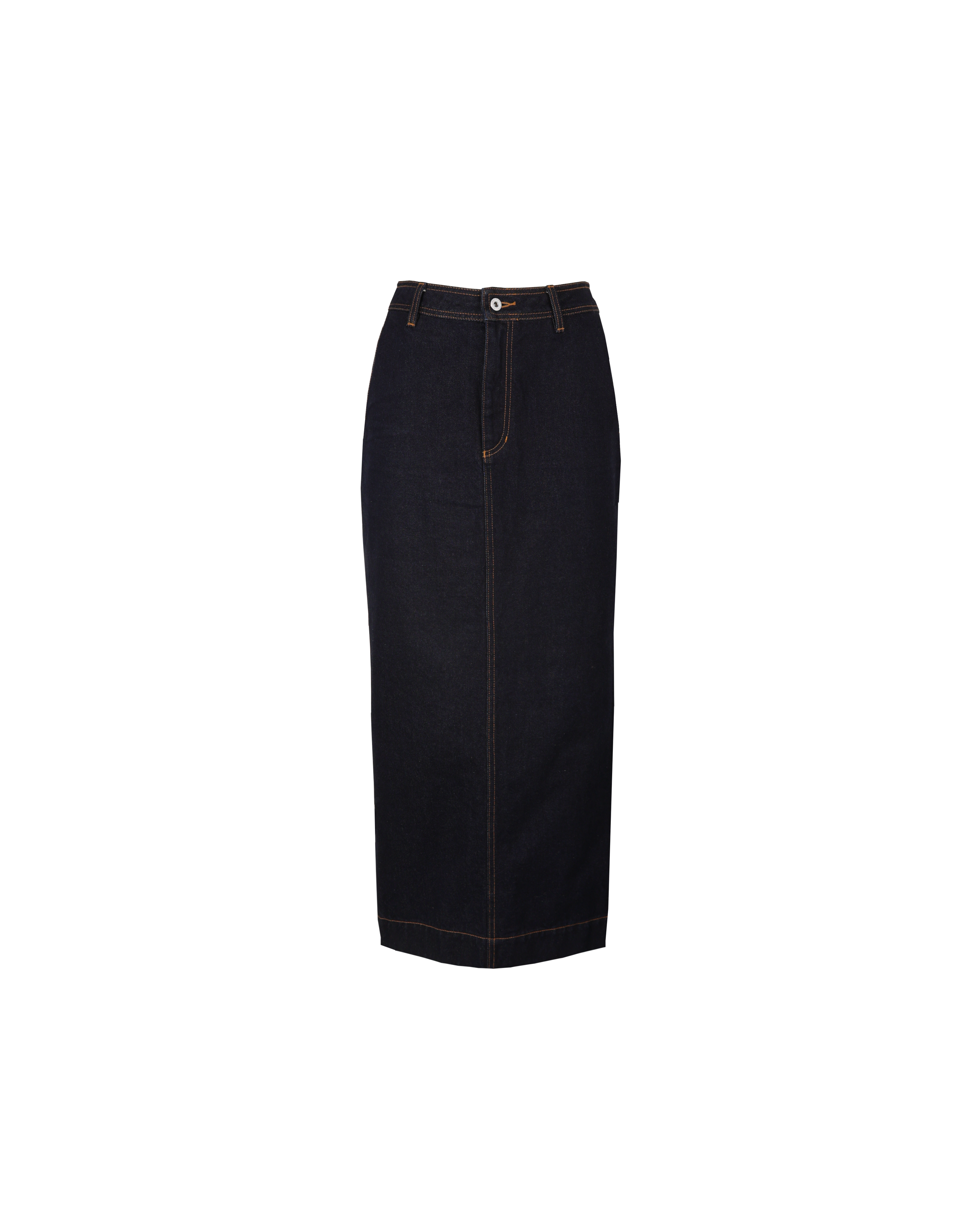 SODA DENIM SKIRT UNWASHED | RUBY