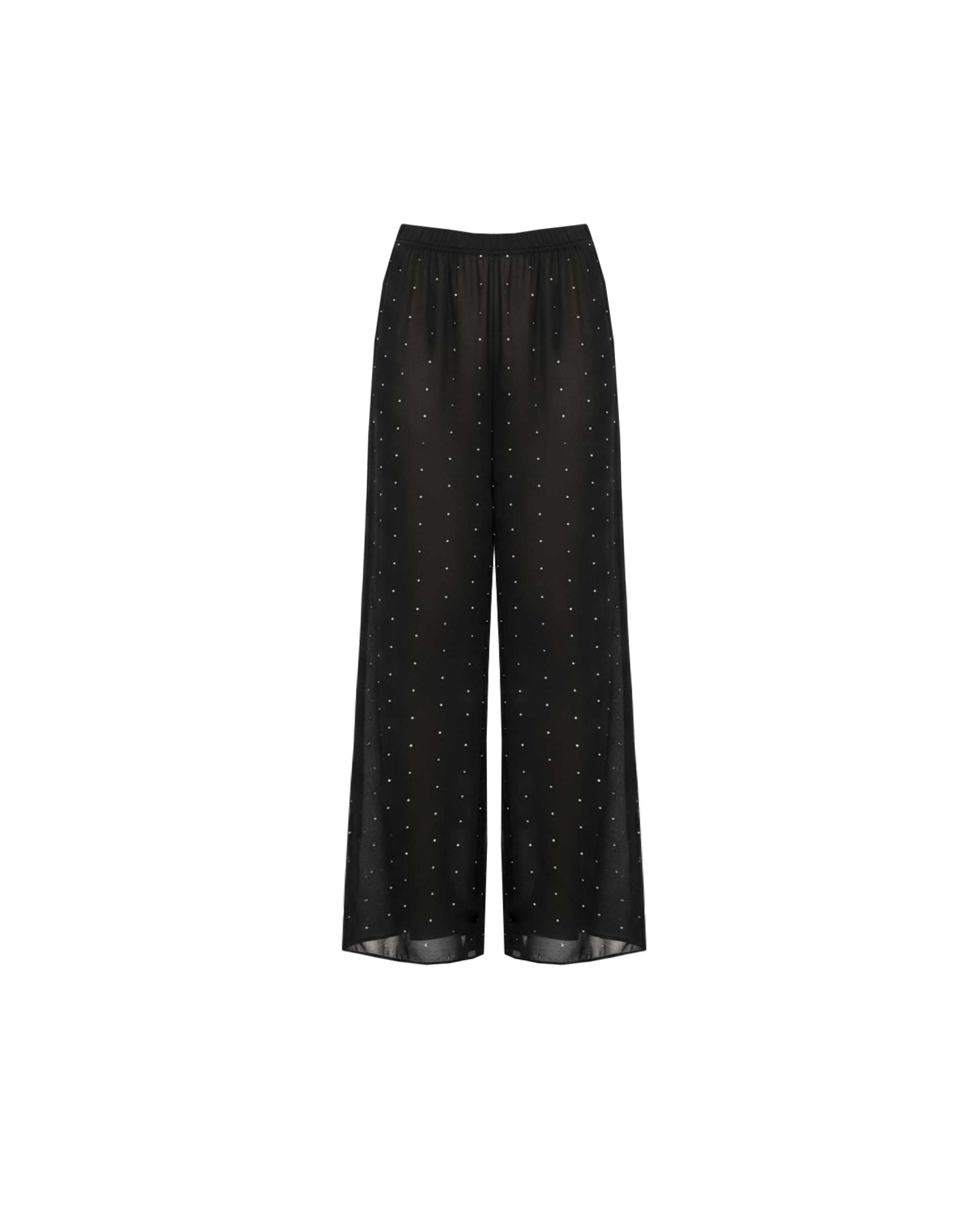 SOPHIE SHEER PANT BLACK SPARKLE | RUBY