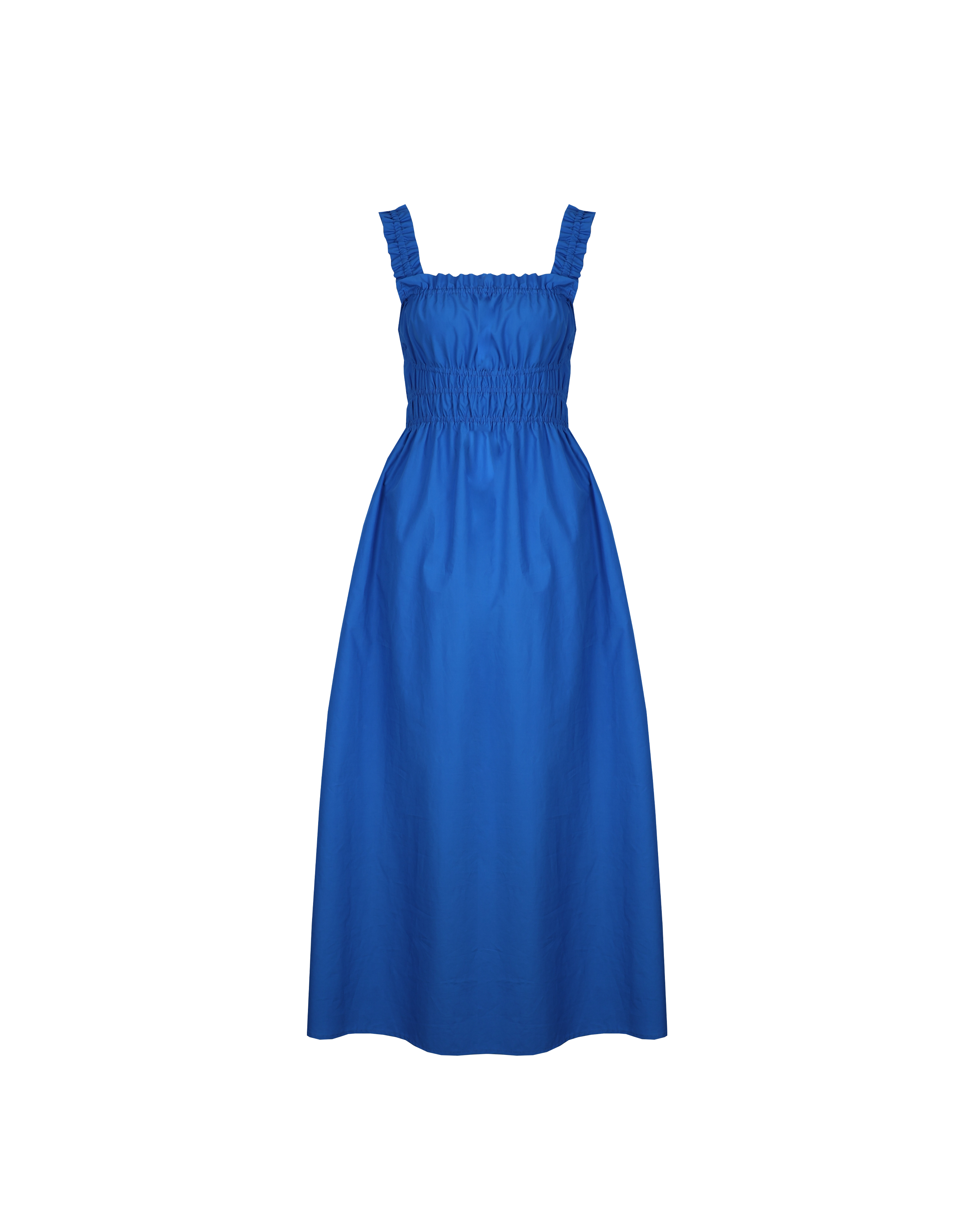 Peruzzi Drape Dress Cobalt