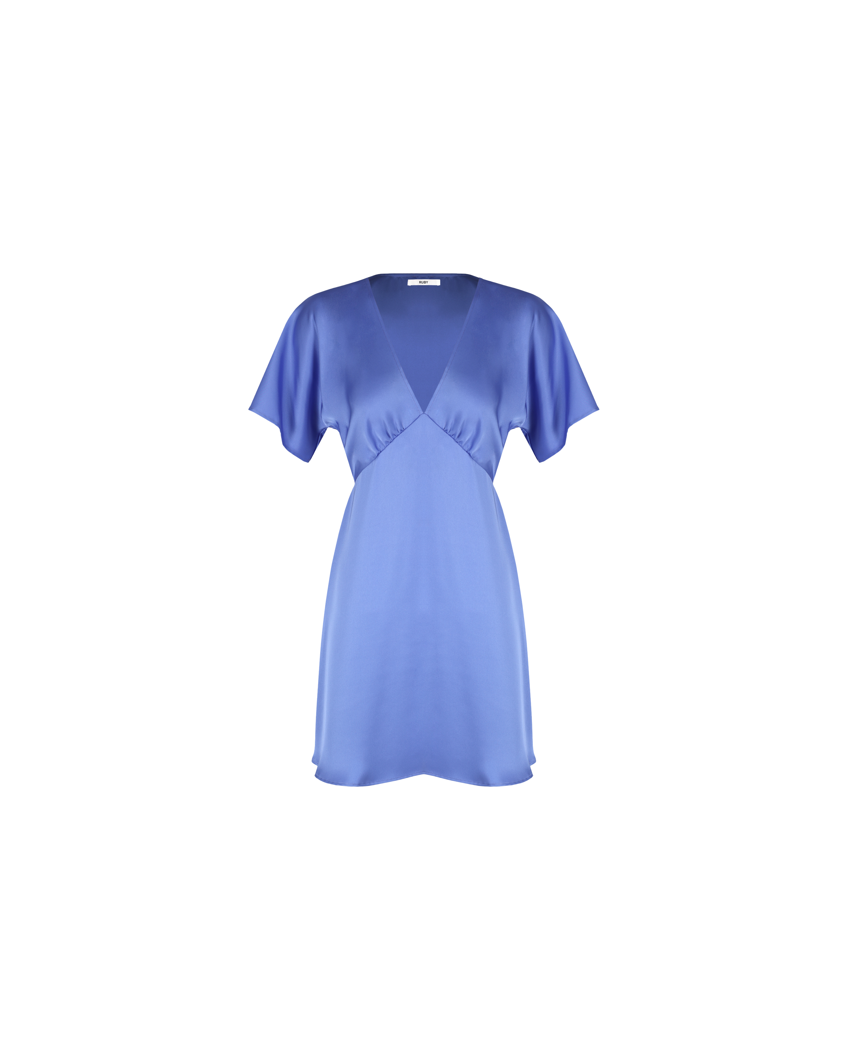 BETTINA SATIN MINI DRESS PERIWINKLE | RUBY BETTINA SATIN MINI DRESS PERIWINKLE | RUBY
