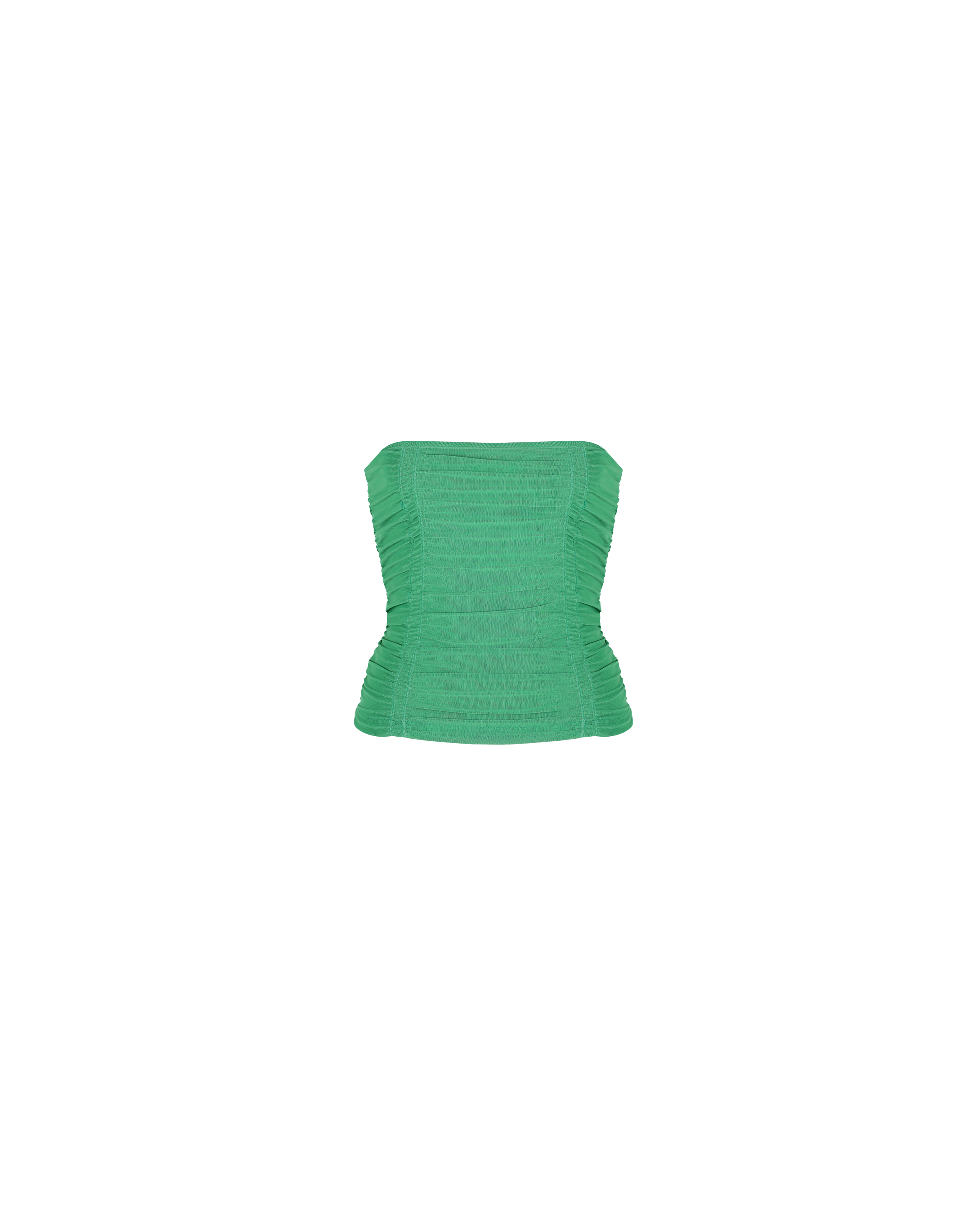 Raylee Set Top - Green Knit Strapless Tube Top Textured Chic Day Out –  Runway Goddess