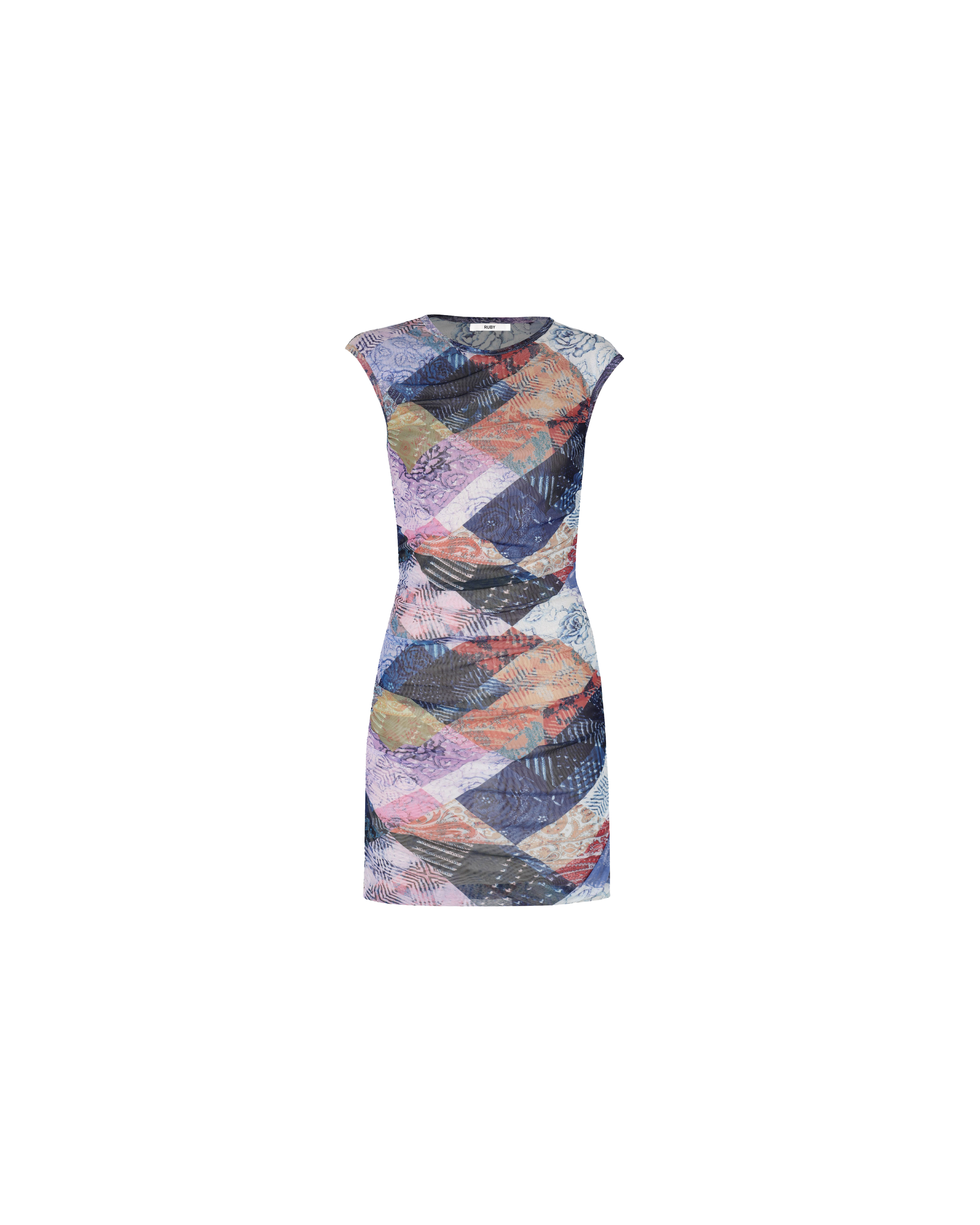 CHAPELLE MESH MINIDRESS PATCHWORK