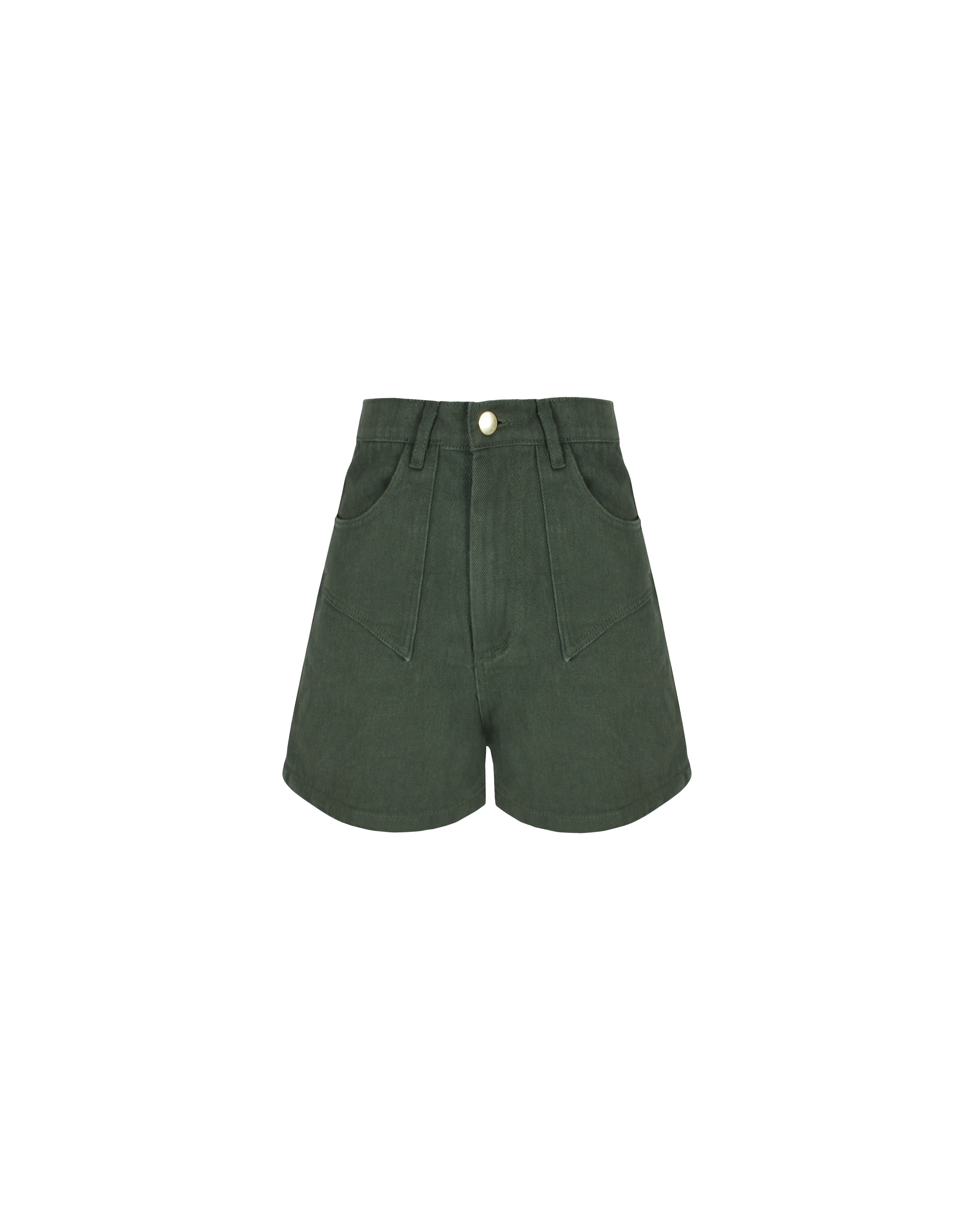 Khaki 2025 denim shorts