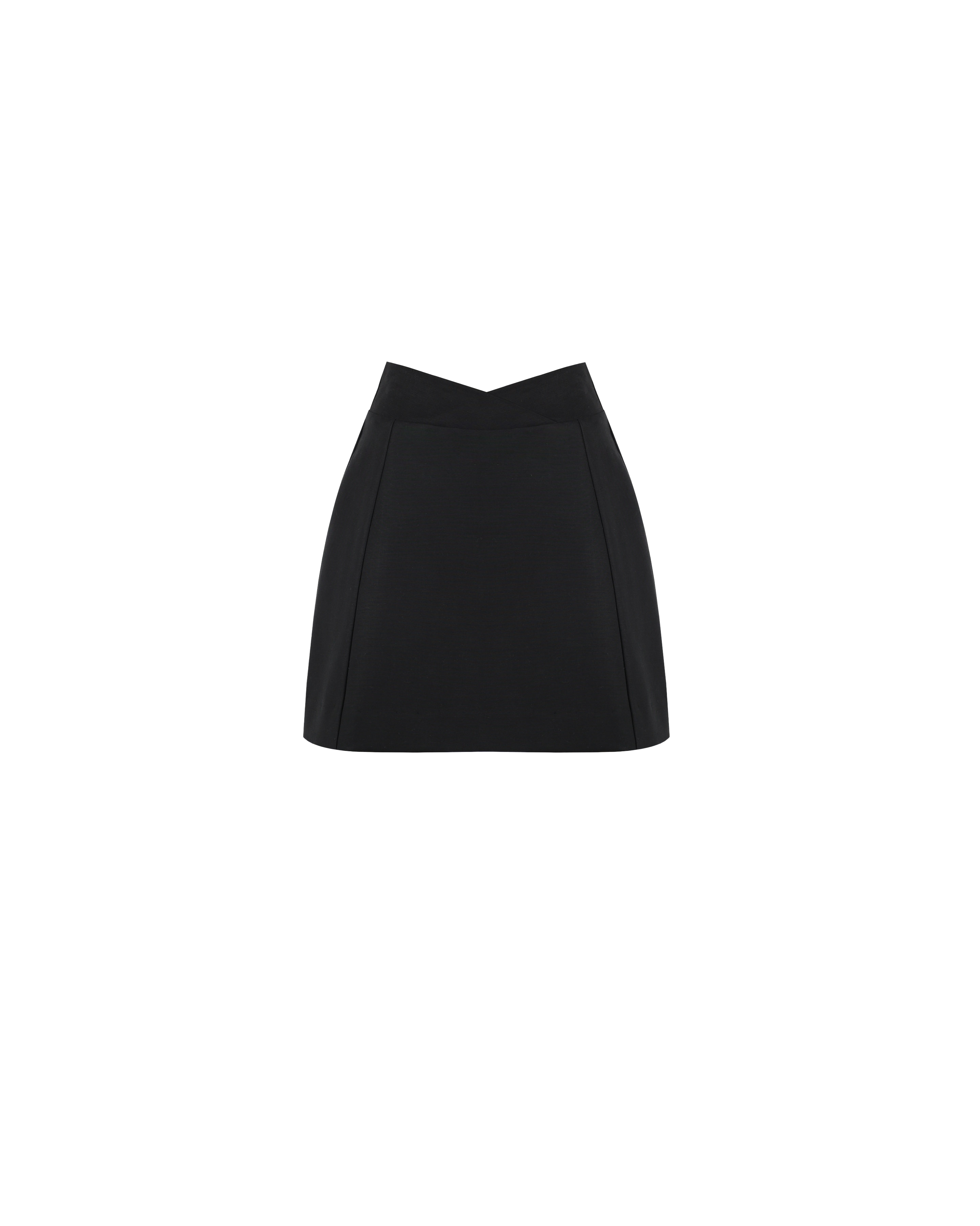 Twill With Contrast Waistband Mini Skirt – Ruby and Jenna