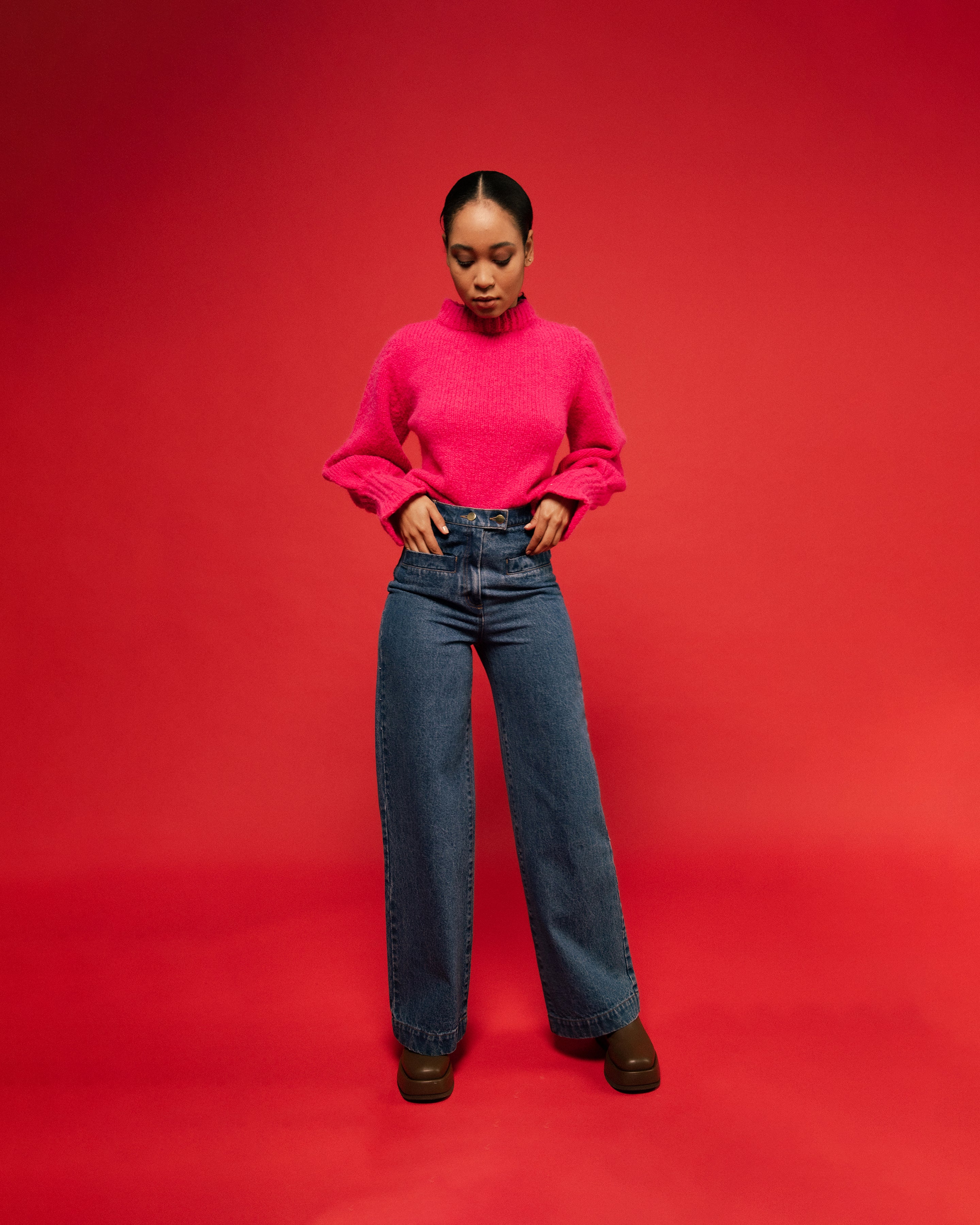 MATILDA II SWEATER MAGENTA | RUBY