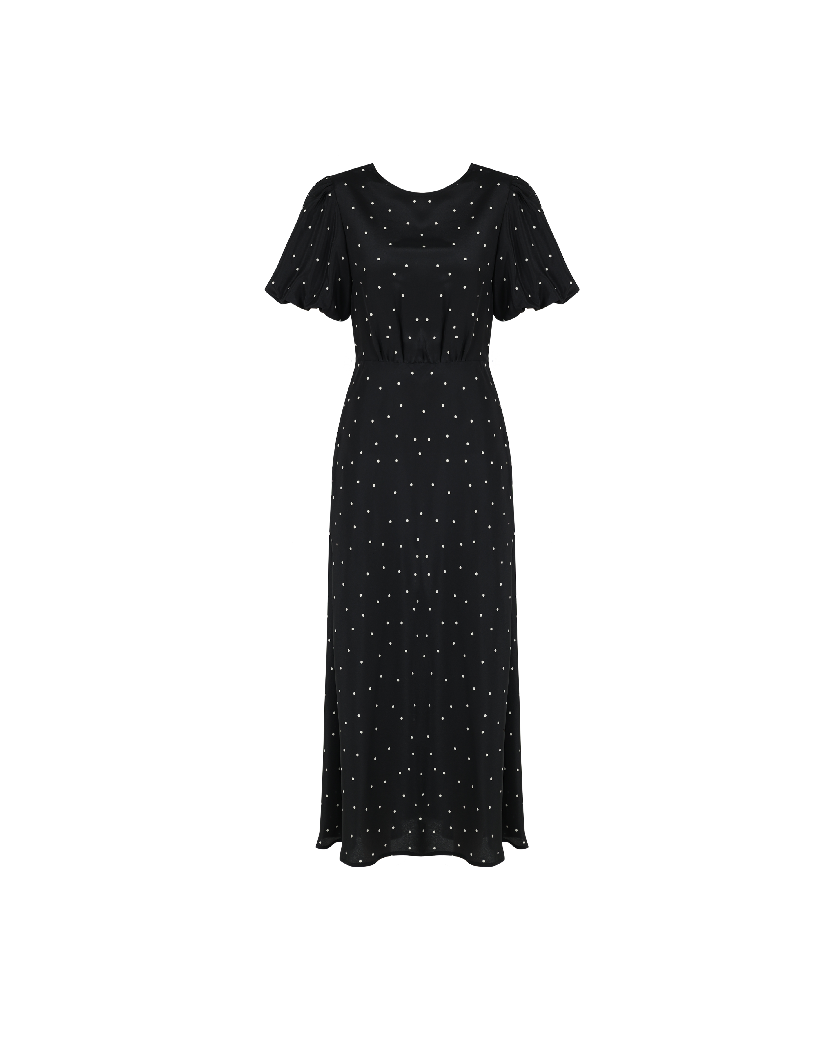 Spotty clearance silk dress