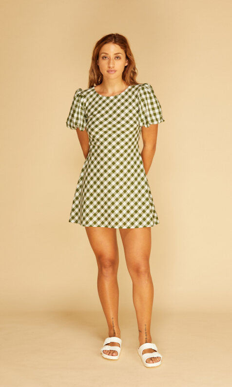 JORDAN GINGHAM MINIDRESS  TBF01639 | This piece is second hand and therefore may have visible signs of wear. But rest assured, our team has carefully reviewed this piece to ensure it is fully functional &...