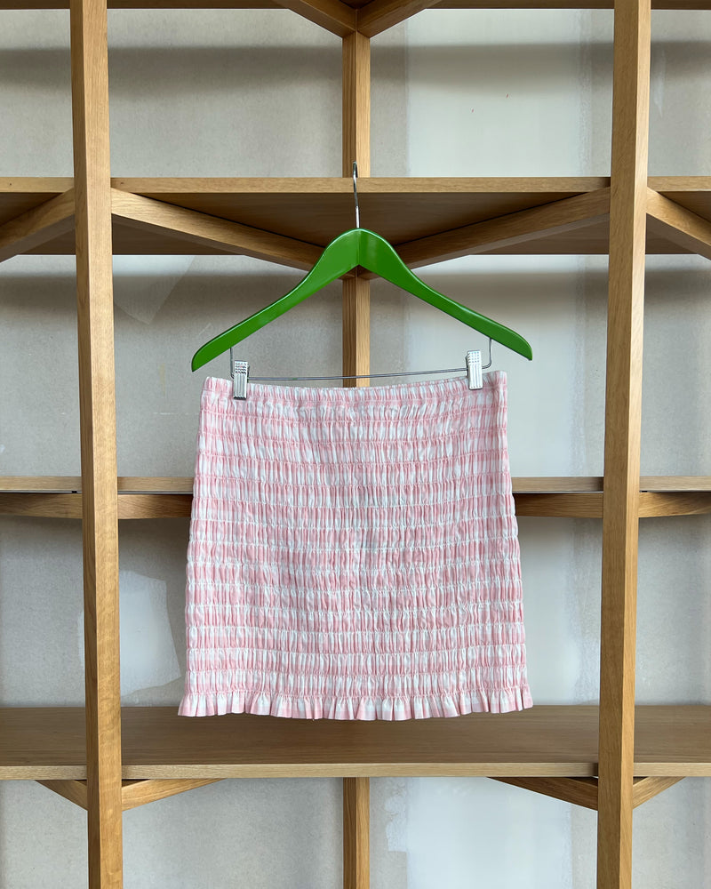 KLEIN GINGHAM MINI SKIRT TBF00415 | This piece is second hand and therefore may have visible signs of wear. But rest assured, our team has carefully reviewed this piece to ensure it is fully functional &...