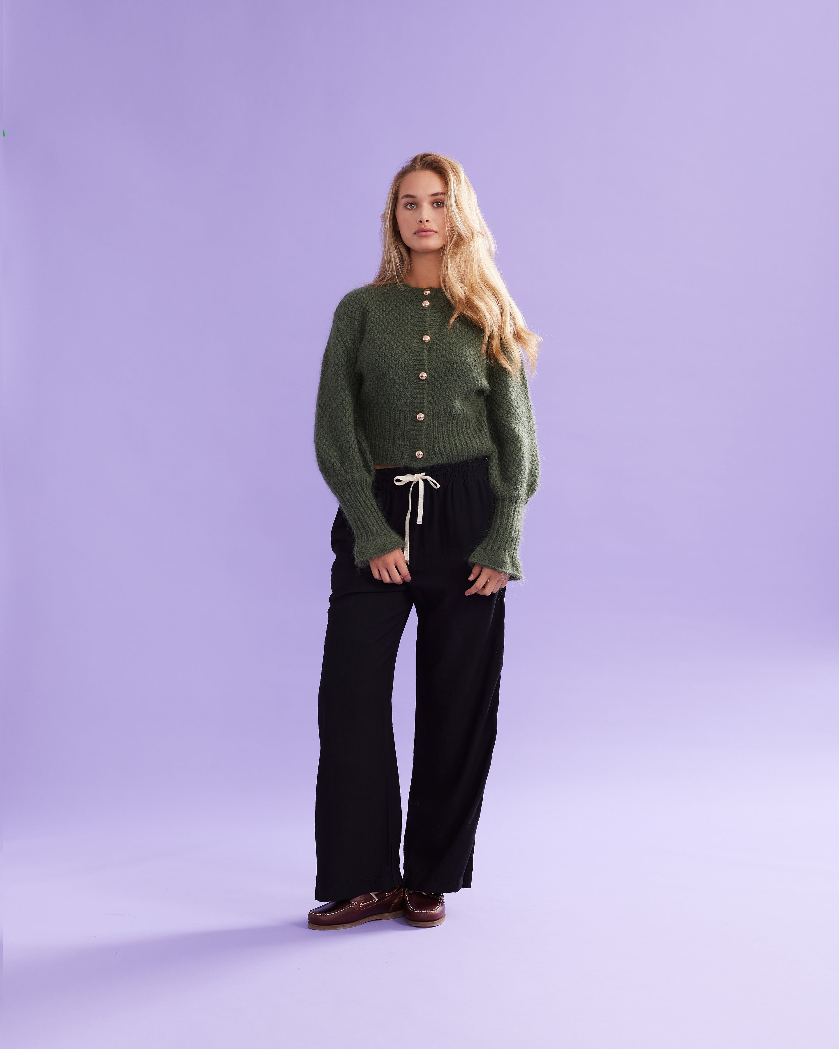 パンツ RUBY クロス チェック ウーヴン パンツ / RI CROSS CHECK WOVEN PANT