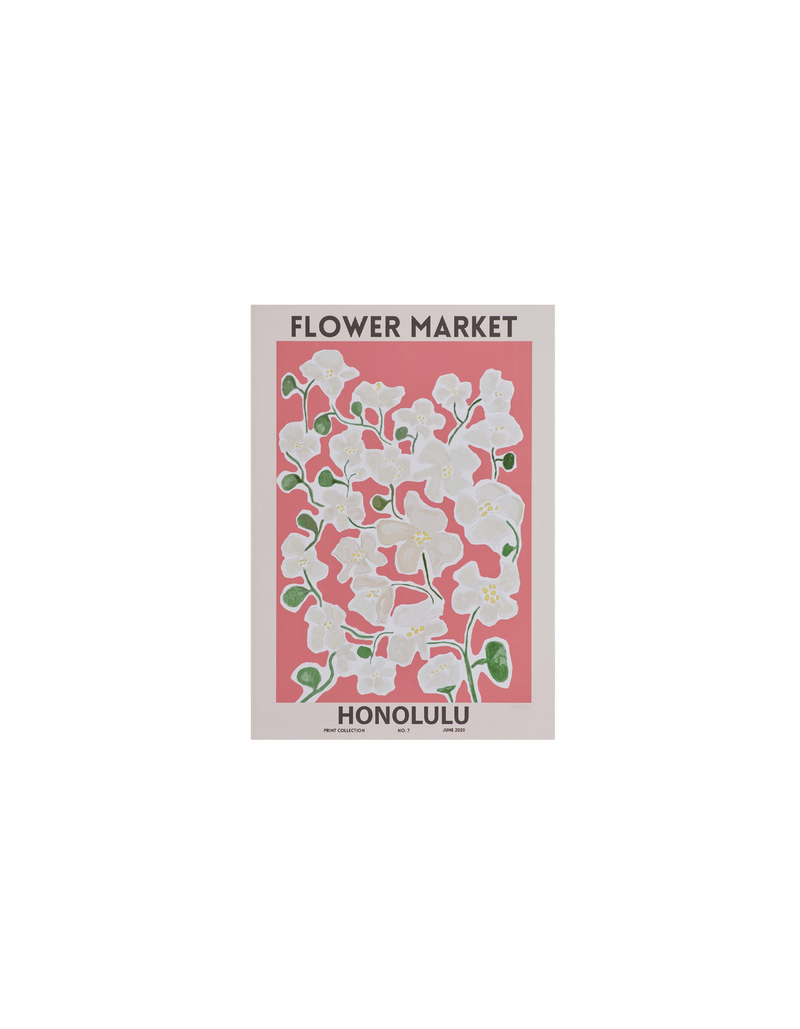 FLOWER MARKET HONOLULU HONOLULU | Swedish print brand Astrid Wilson believes in the healing and calming power of nature, emotional power of colours and the playful and free spirit of being childish. This artwork is...