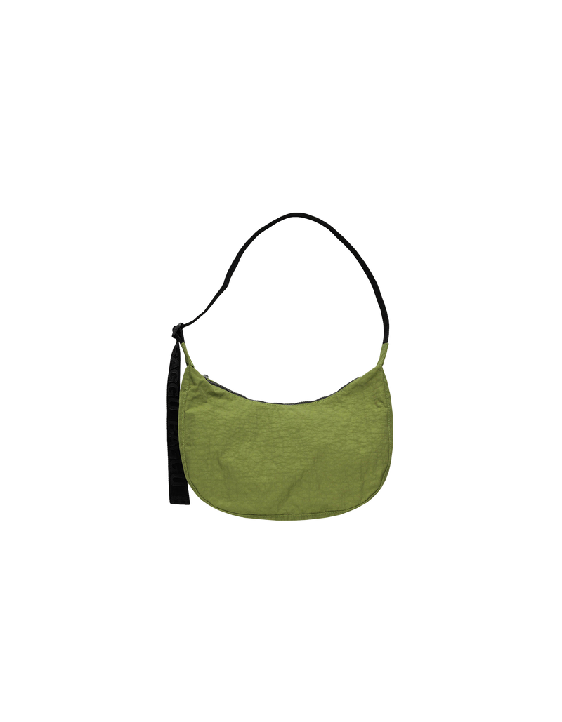 MEDIUM NYLON CRESCENT BAG AVOCADO | 