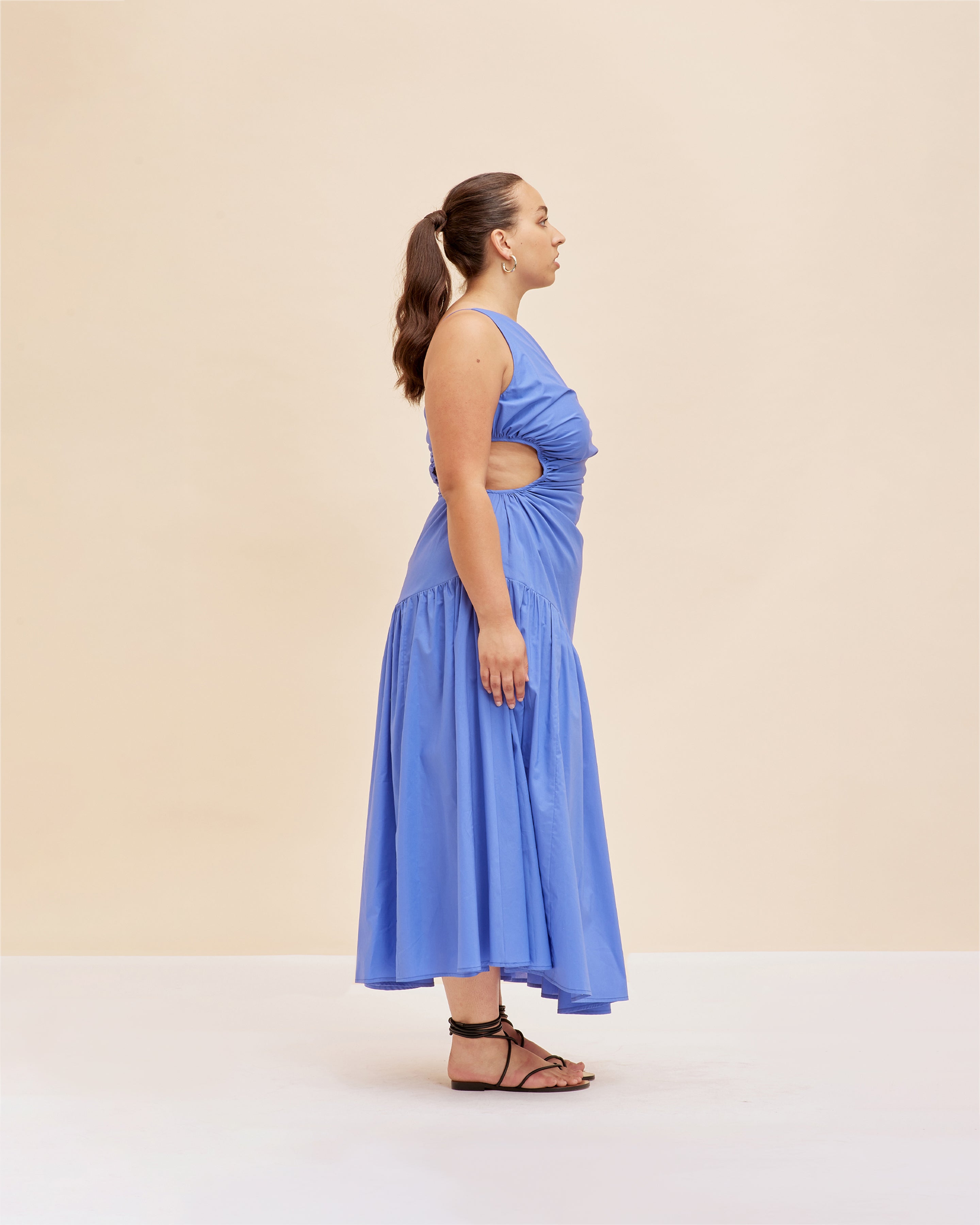 BETTINA CUT OUT DRESS PERIWINKLE RUBY