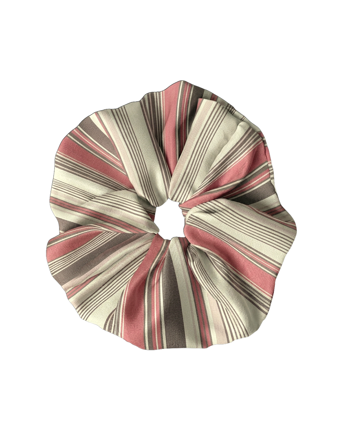 BETTY SCRUNCHIE ANISE STRIPE | Oversized scrunchie made from the offcuts from our anise stripe styles.