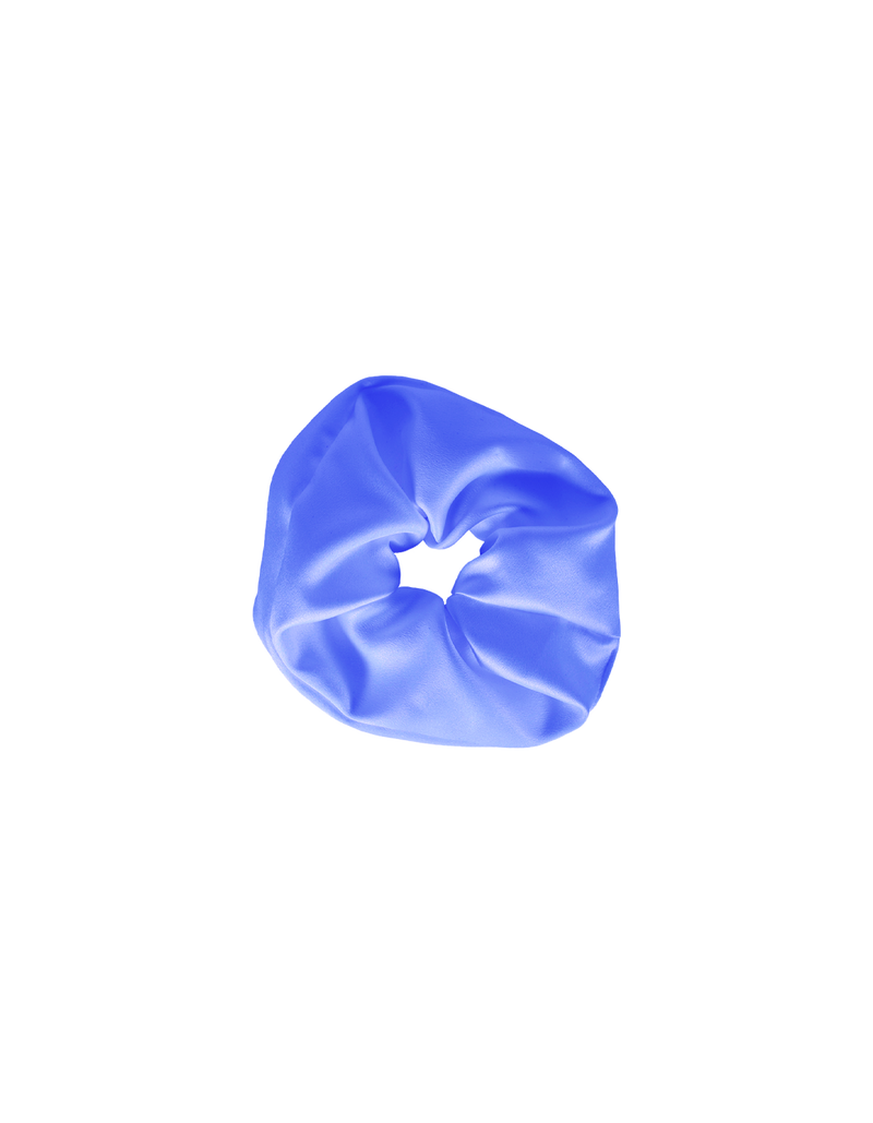  BETTY SCRUNCHIE PERIWINKLE | Oversized scrunchie made from the offcuts of our Snorkel 23 collection.