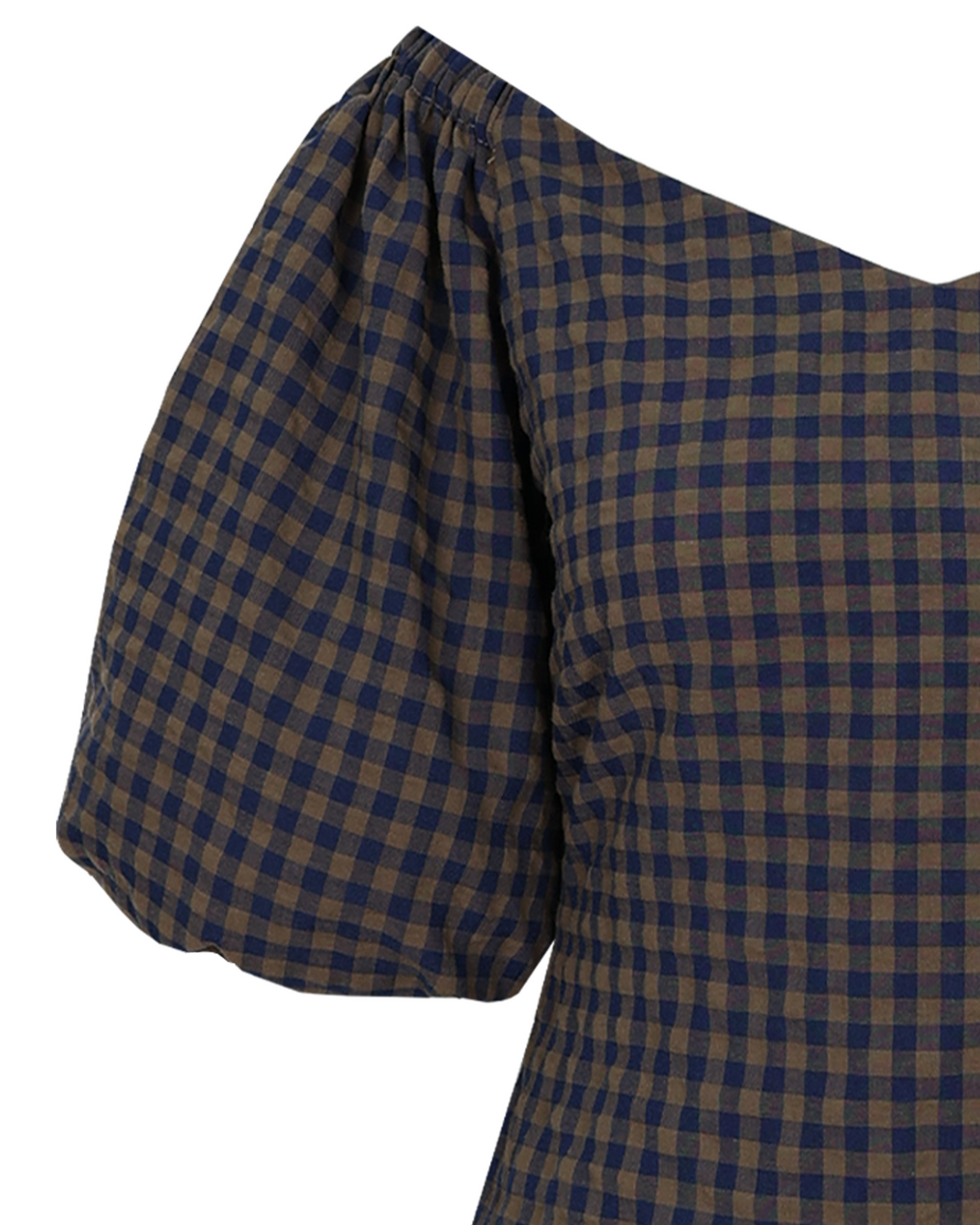 BON GINGHAM MINIDRESS NAVY BROWN GINGHAM | RUBY BON GINGHAM MINIDRESS NAVY BROWN GINGHAM | RUBY