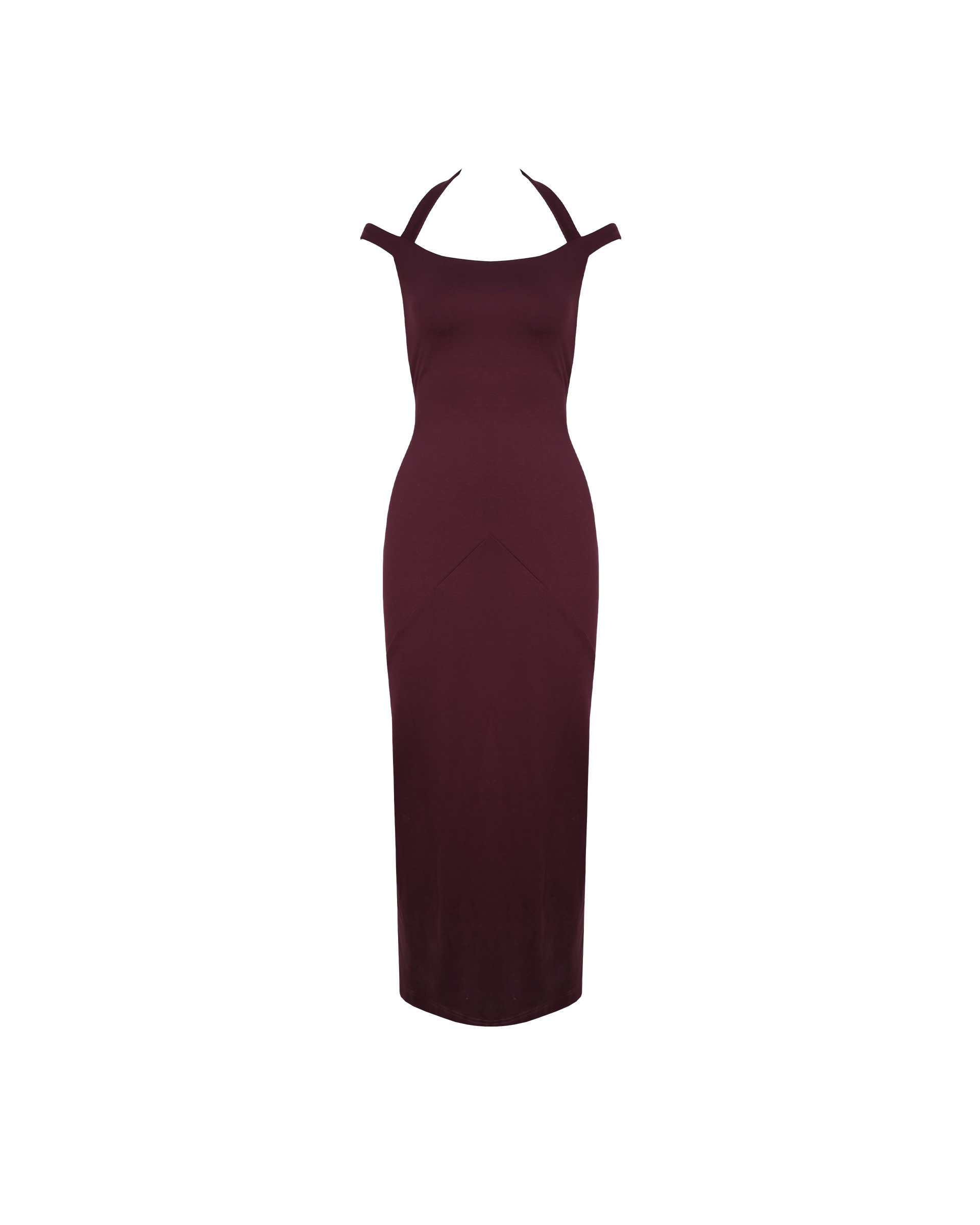 CALVIN DRESS PLUM