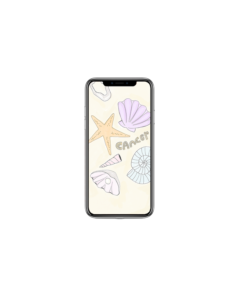 RESORT SCREENSAVER CANCER | Our free RUBY Resort Screensavers are back for another summer. Hand drawn by our Art Director, these zodiac screensavers perfectly encapsulate the vibrant energy of a summer Rubette ~ no matter your sign. 