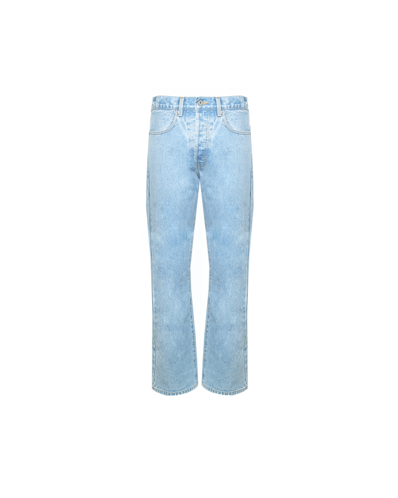 DREAM JEAN STONEWASH | 
Mid waist straight leg jean crafted in a blue washed denim. Designed to fit slouchy, these jeans will be your new go-to jean no matter the outfit.