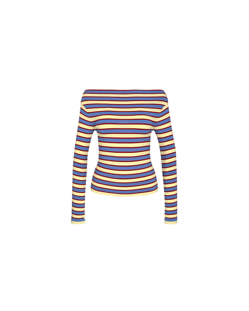 EMMA KNIT LONG SLEEVE PINK FOREST STRIPE | RUBY EMMA KNIT LONG SLEEVE PINK FOREST STRIPE | RUBY