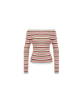 EMMA KNIT LONG SLEEVE  CANDY STRIPE