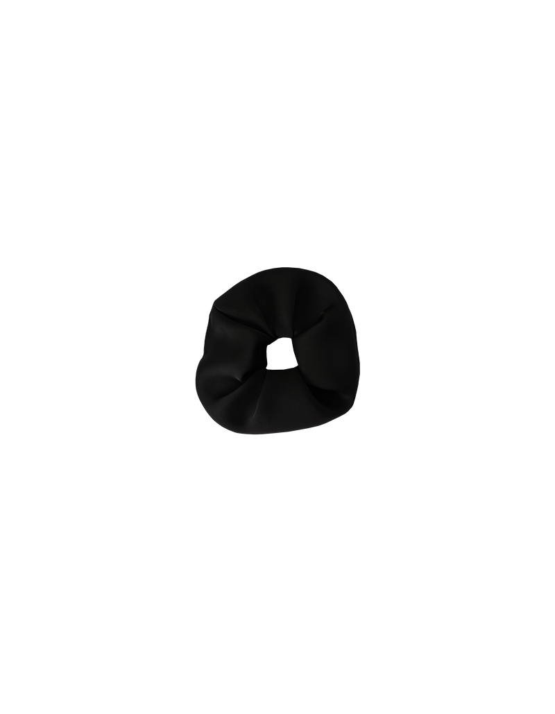 SABRINA SCRUNCHIE BLACK FORTUNA | Small scrunchie made from the offcuts of our Symphony 2023 collection.