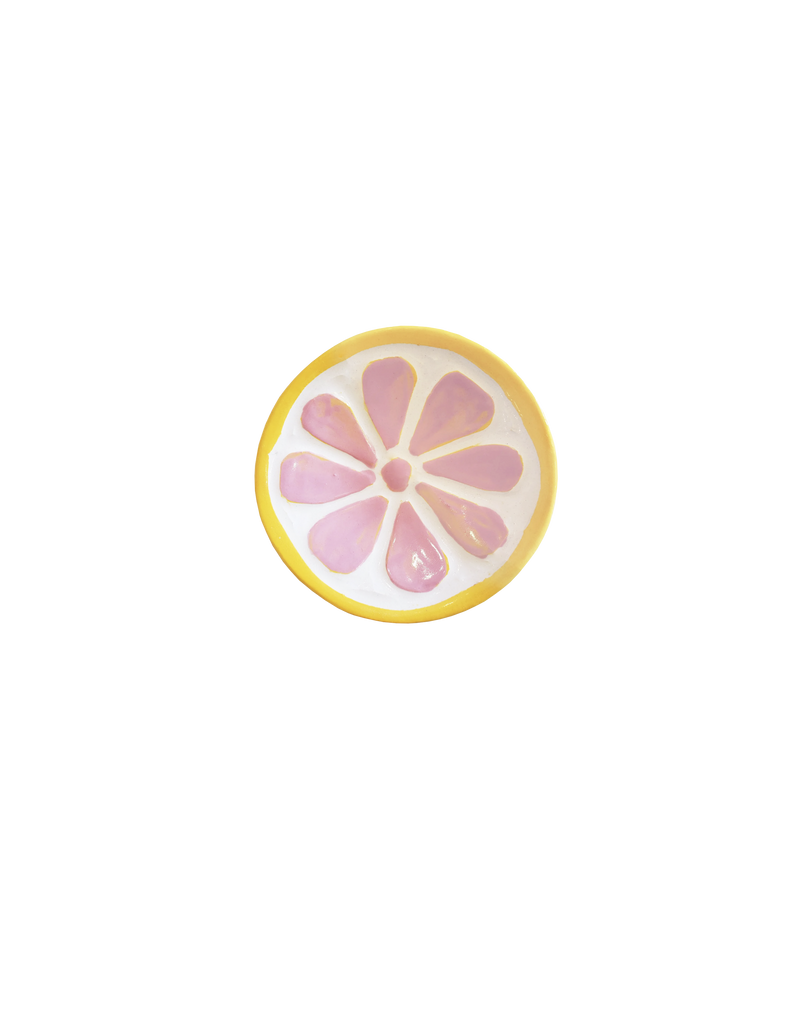 CITRUS DISH MULTI | Bring some fun and colour into your space with this grapefruit ceramic dish. Can be used for anything from a serving dish to a jewellery tray, get creative with it.