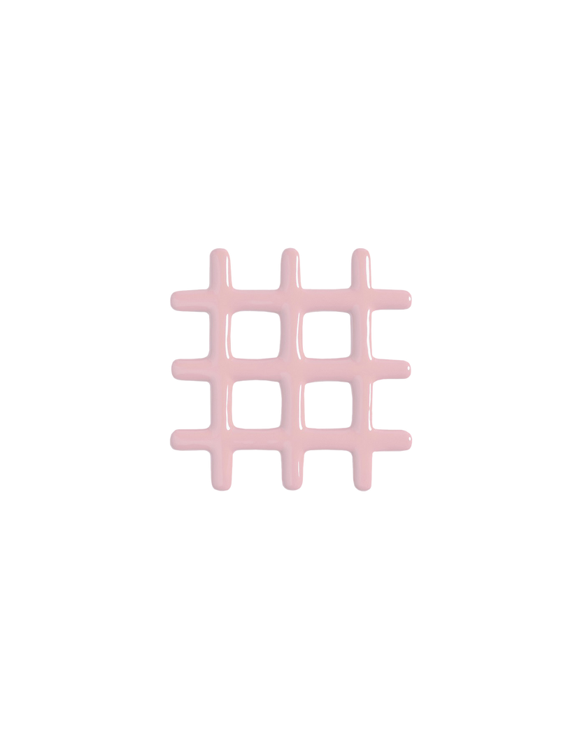 GRID TRIVET PINK | RUBY